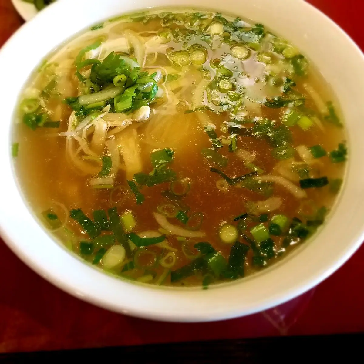 Chicken with Chicken Broth Pho
