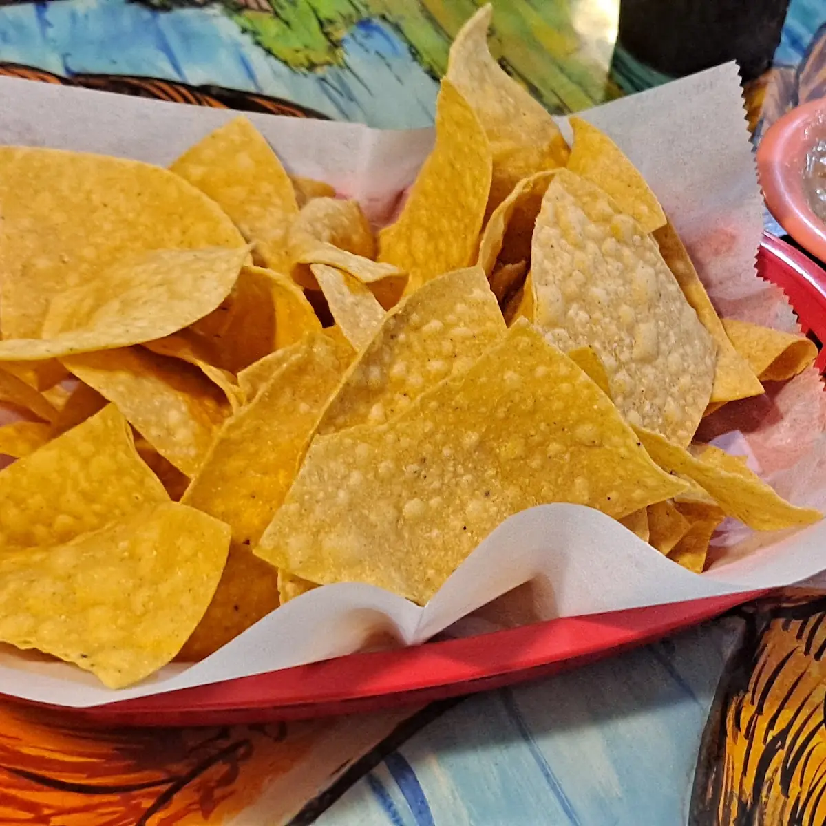 Chips & Salsa w Bean Dip