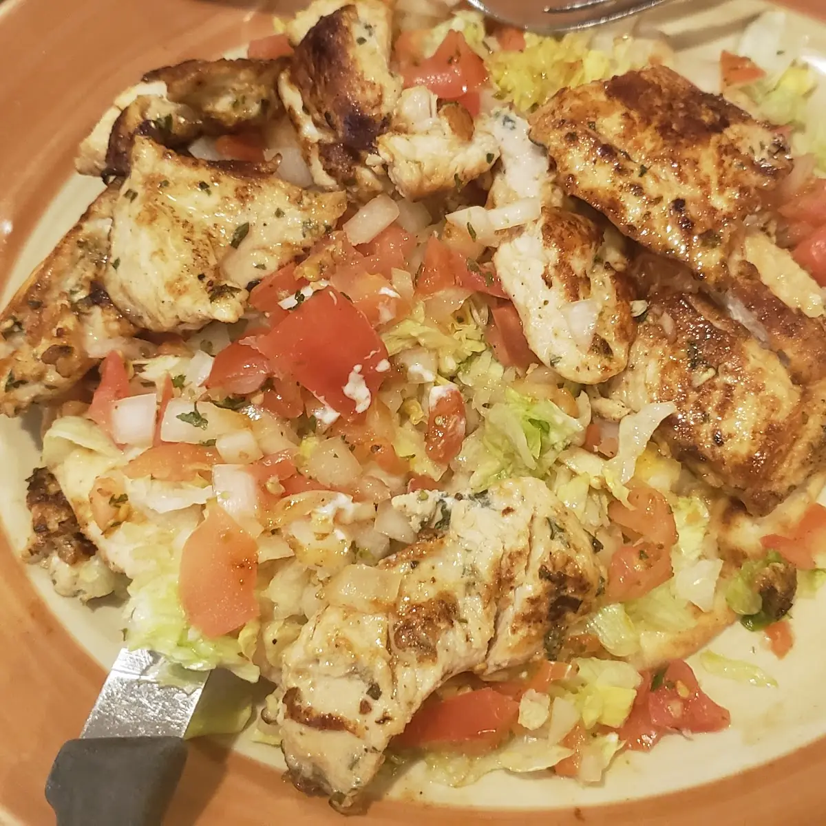 Crispy Buffalo Chicken Salad