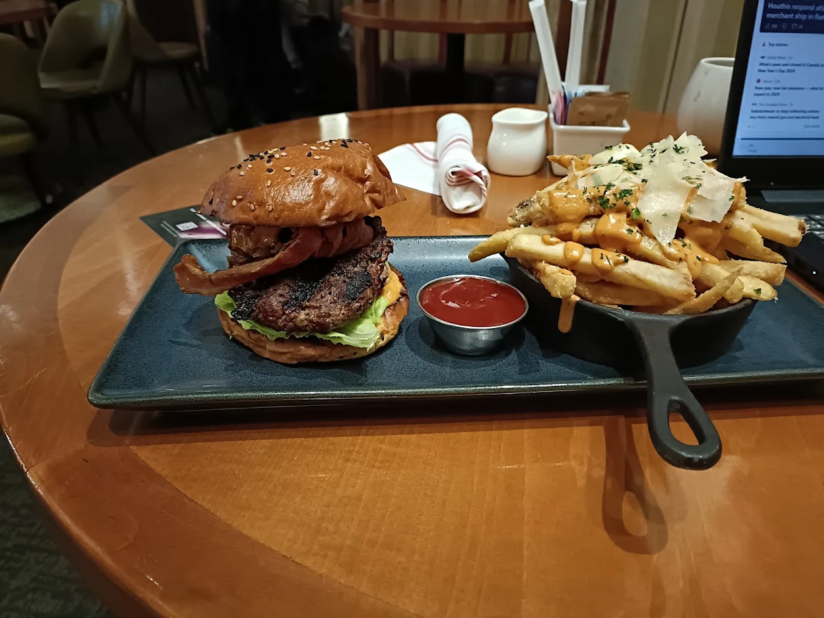 Burger and Fries