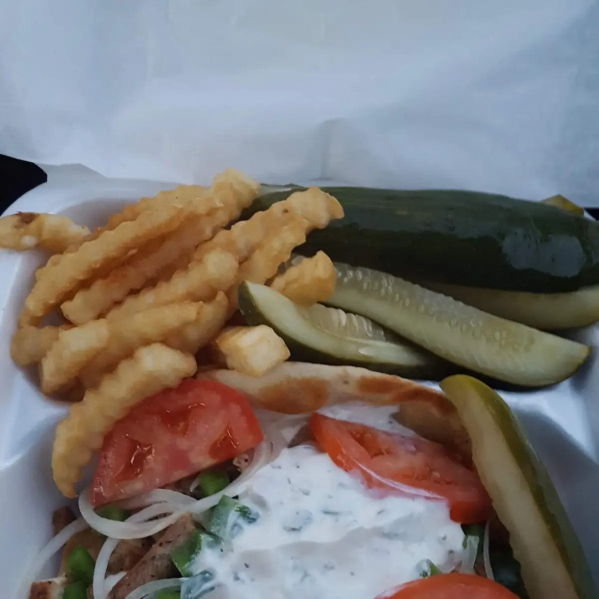 Chicken Souvlaki Plate