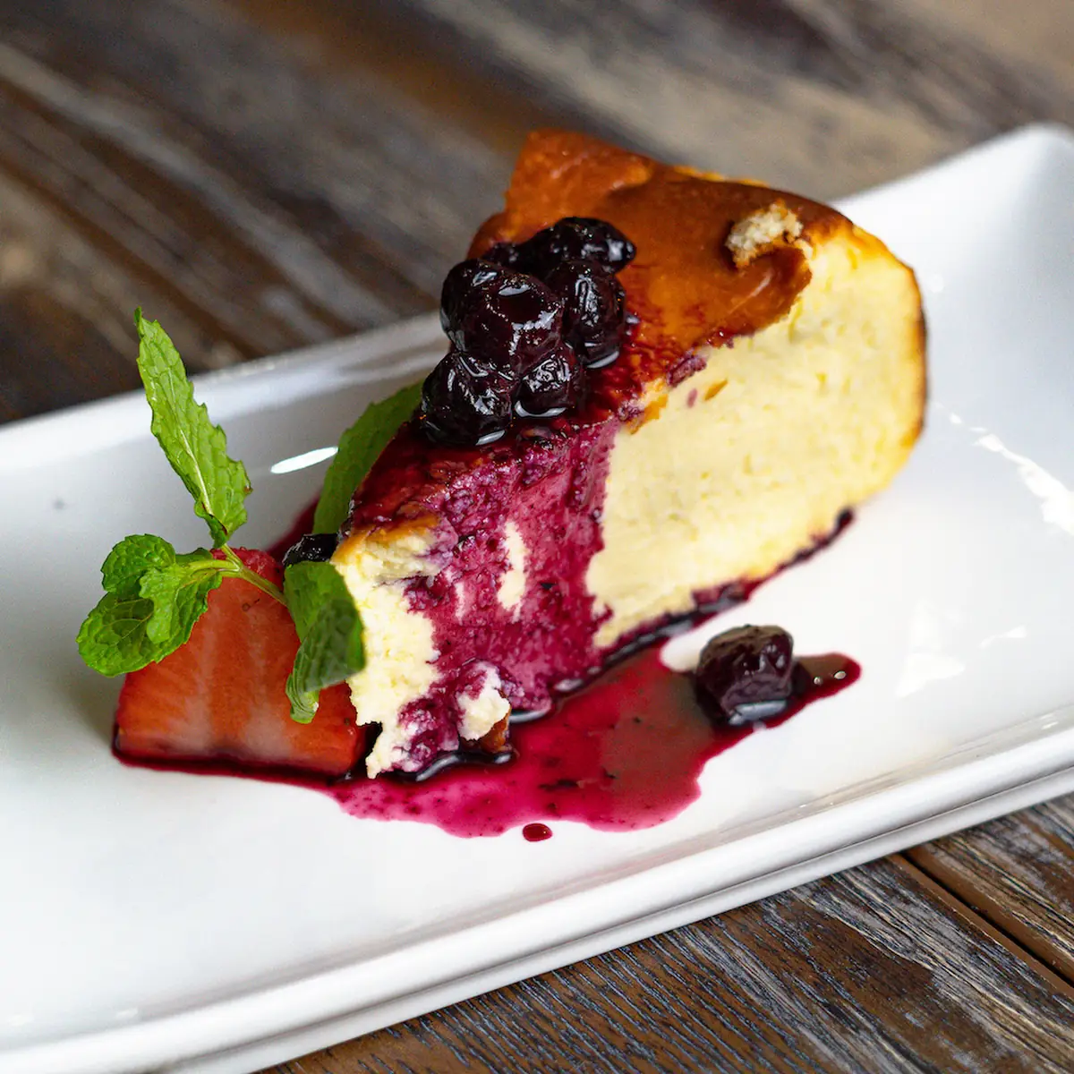 Basque Cheesecake Slice