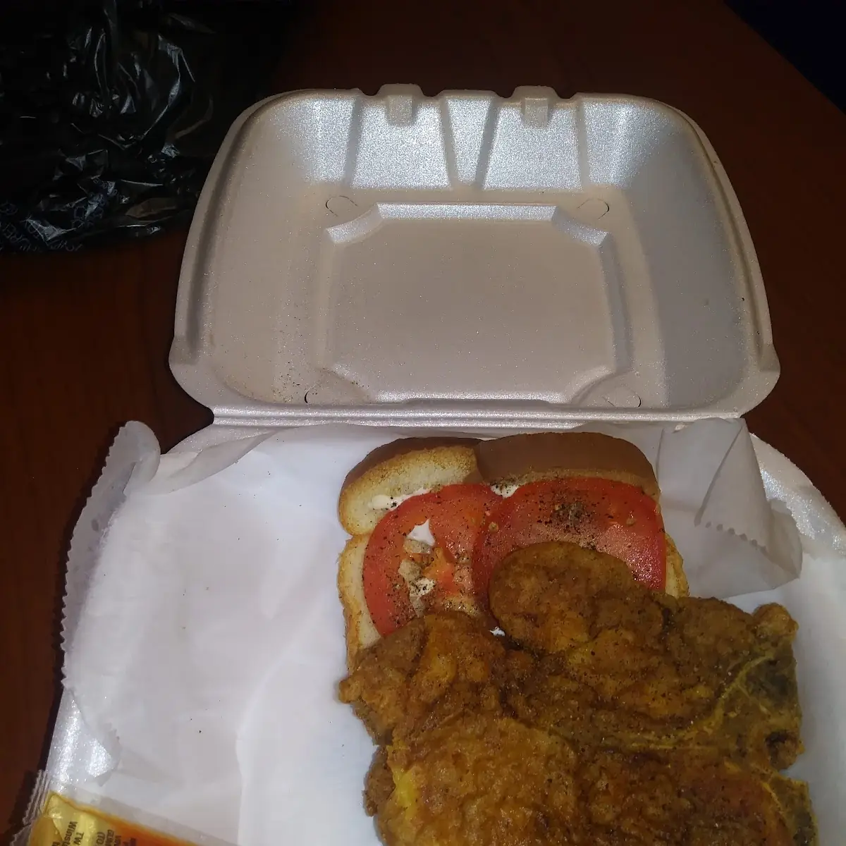Pork Chop Sandwich Without Lettuce