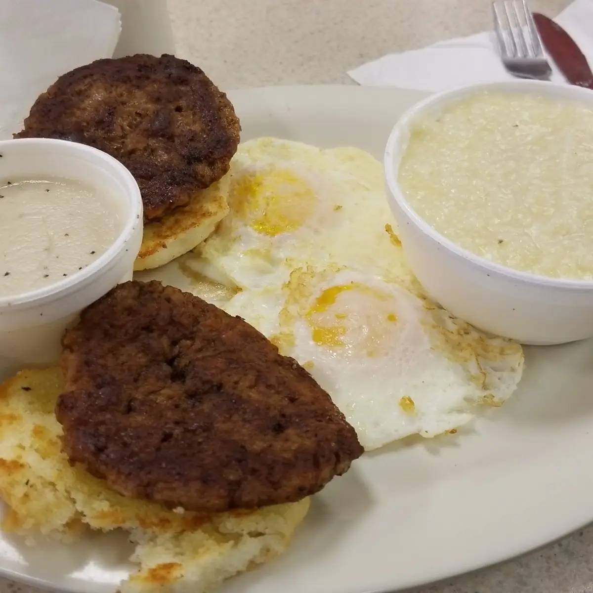 Country Fried Steak & Eggs
