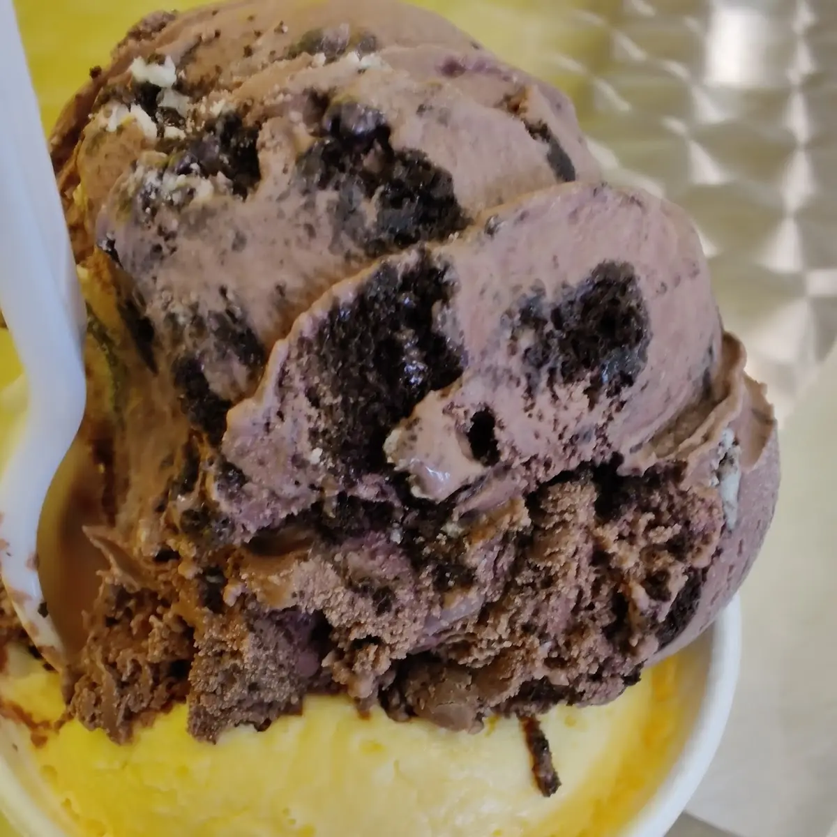 Corn Ice Cream and Oreo Cookie