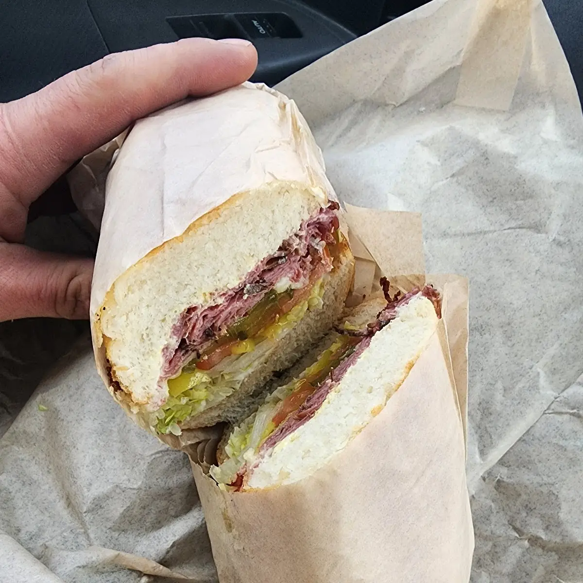 Italian Sub on a Haven Bagel