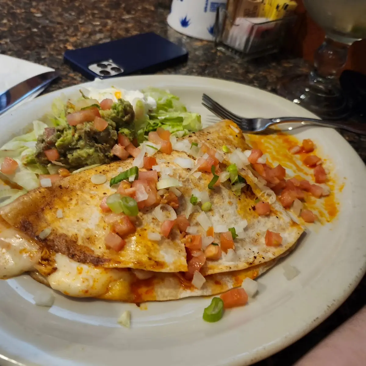 Crunchy Taco Enchilada Combo