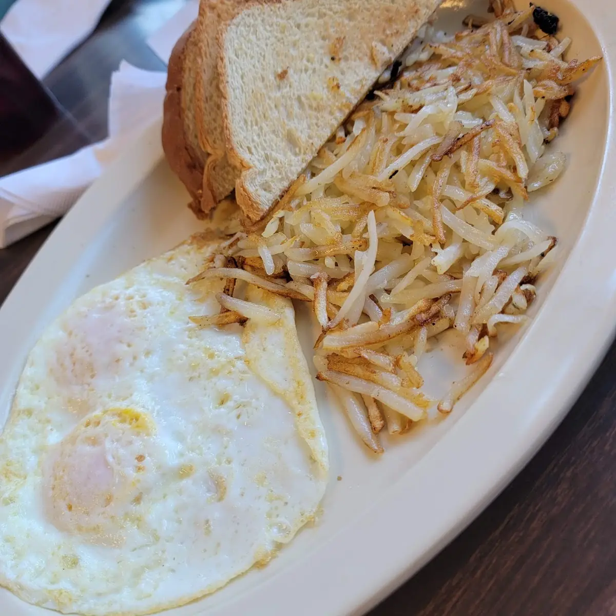 Eggs Bacon and Hash Browns