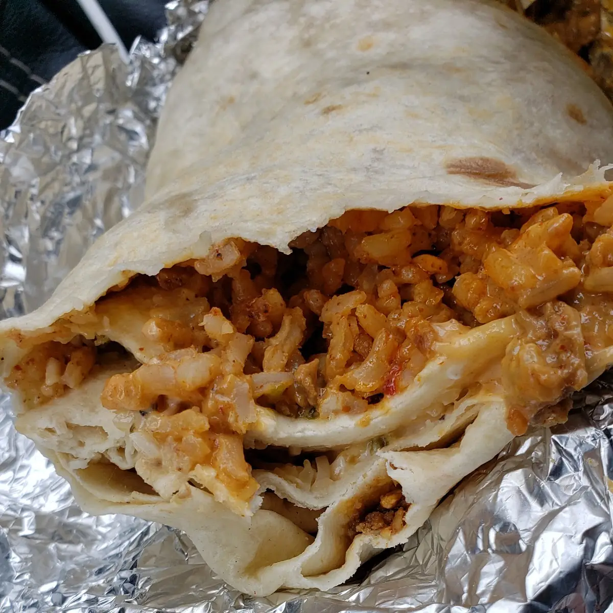 Beef and Bean Burrito