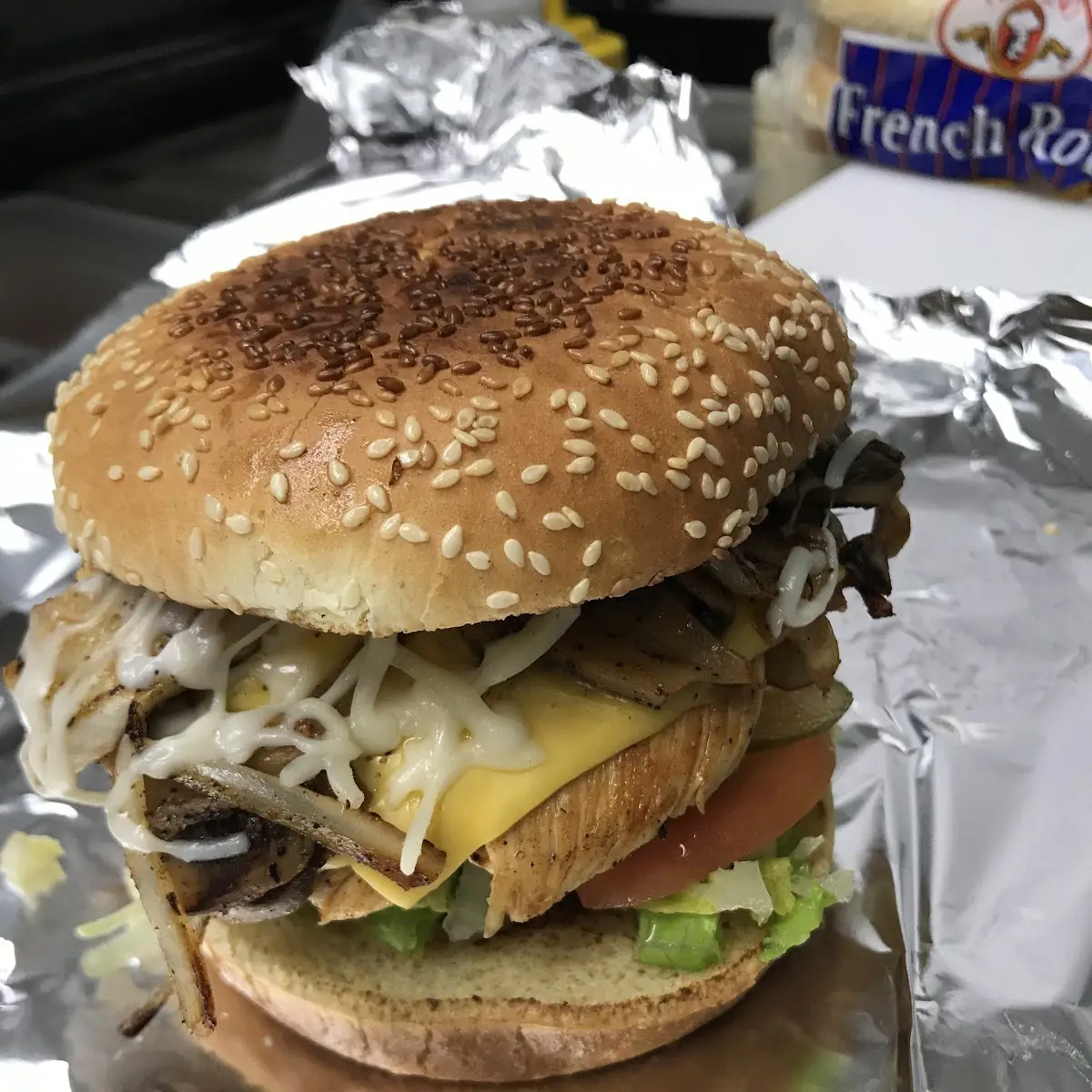 Gyro Cheese Burger