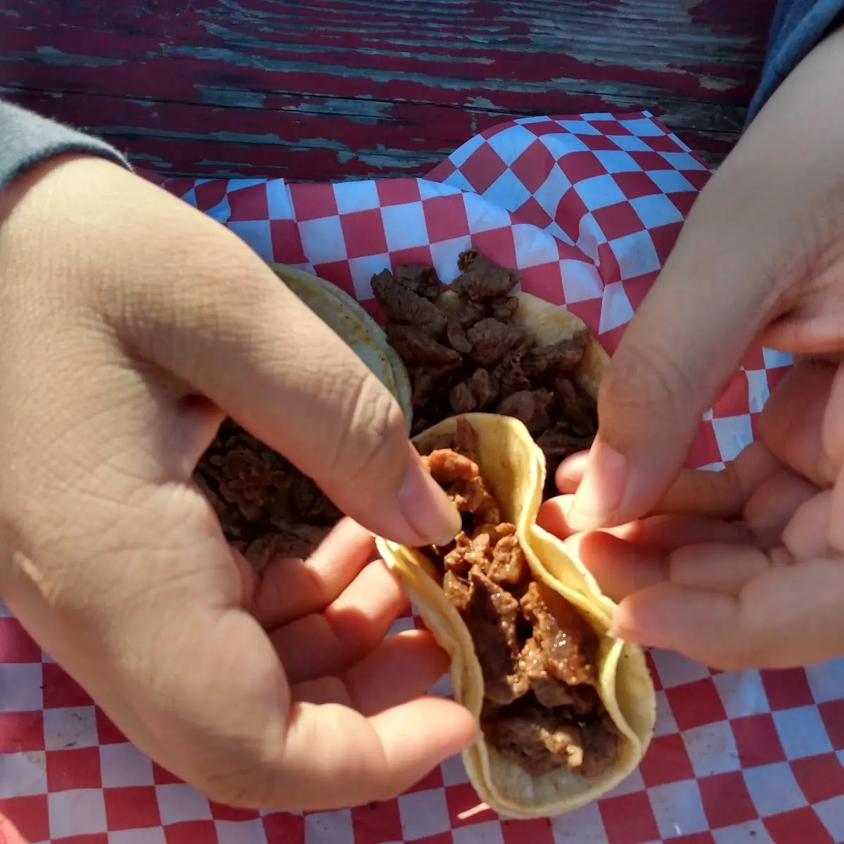 Tacos De Asada Plain