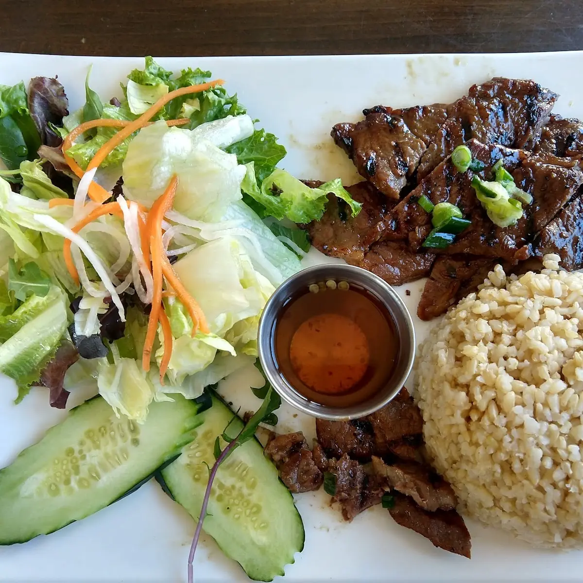 Beef Short Ribs with Brown Rice
