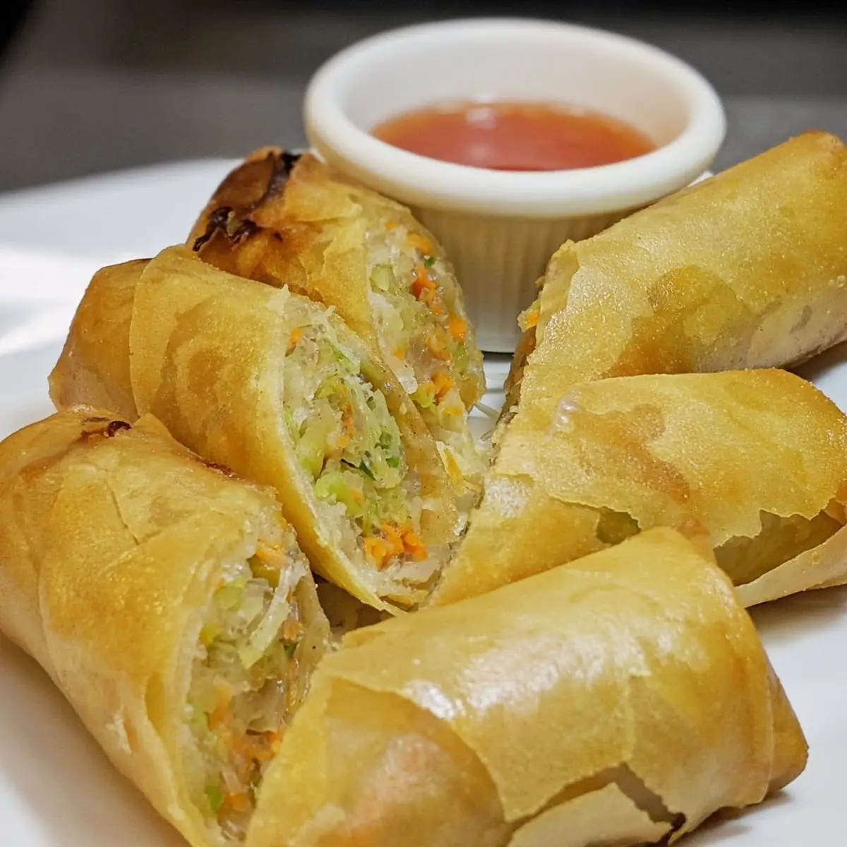 A4 Fried Vegetarian Egg Rolls