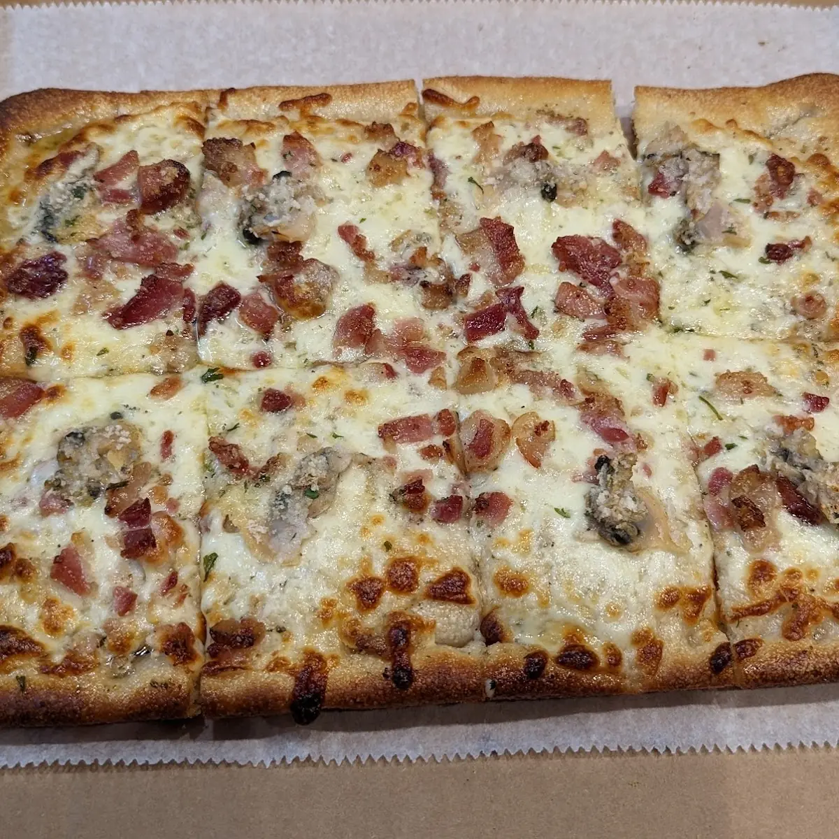 Clams Casino Pizza