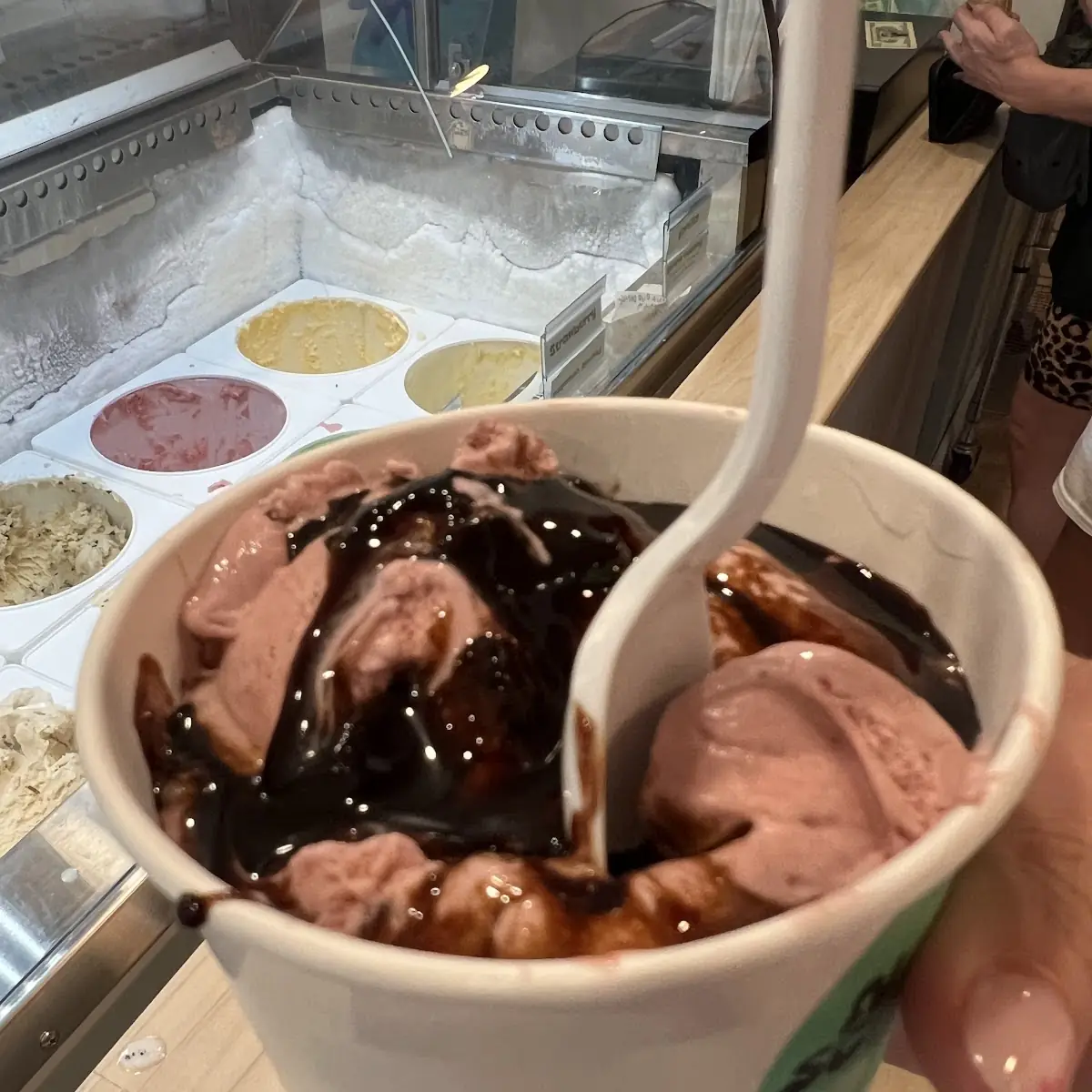 Black Cherry with Hot Fudge