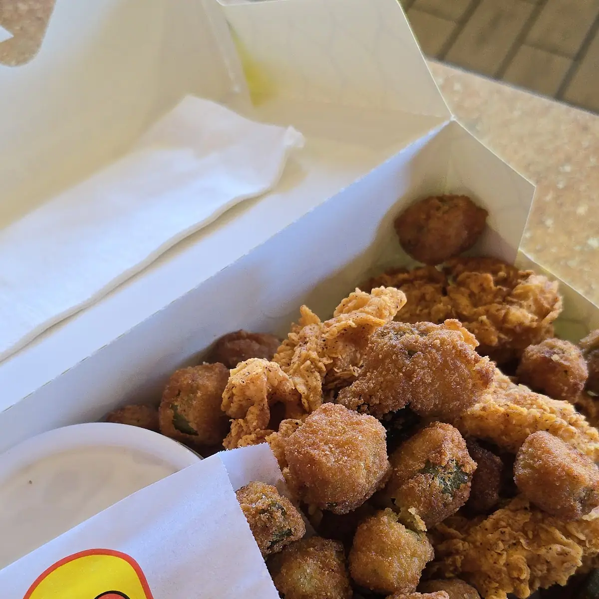 Chicken Tenders with Okra