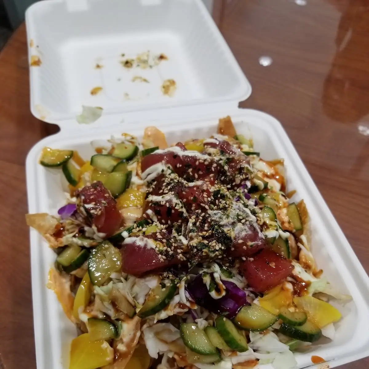 Poke Nachos