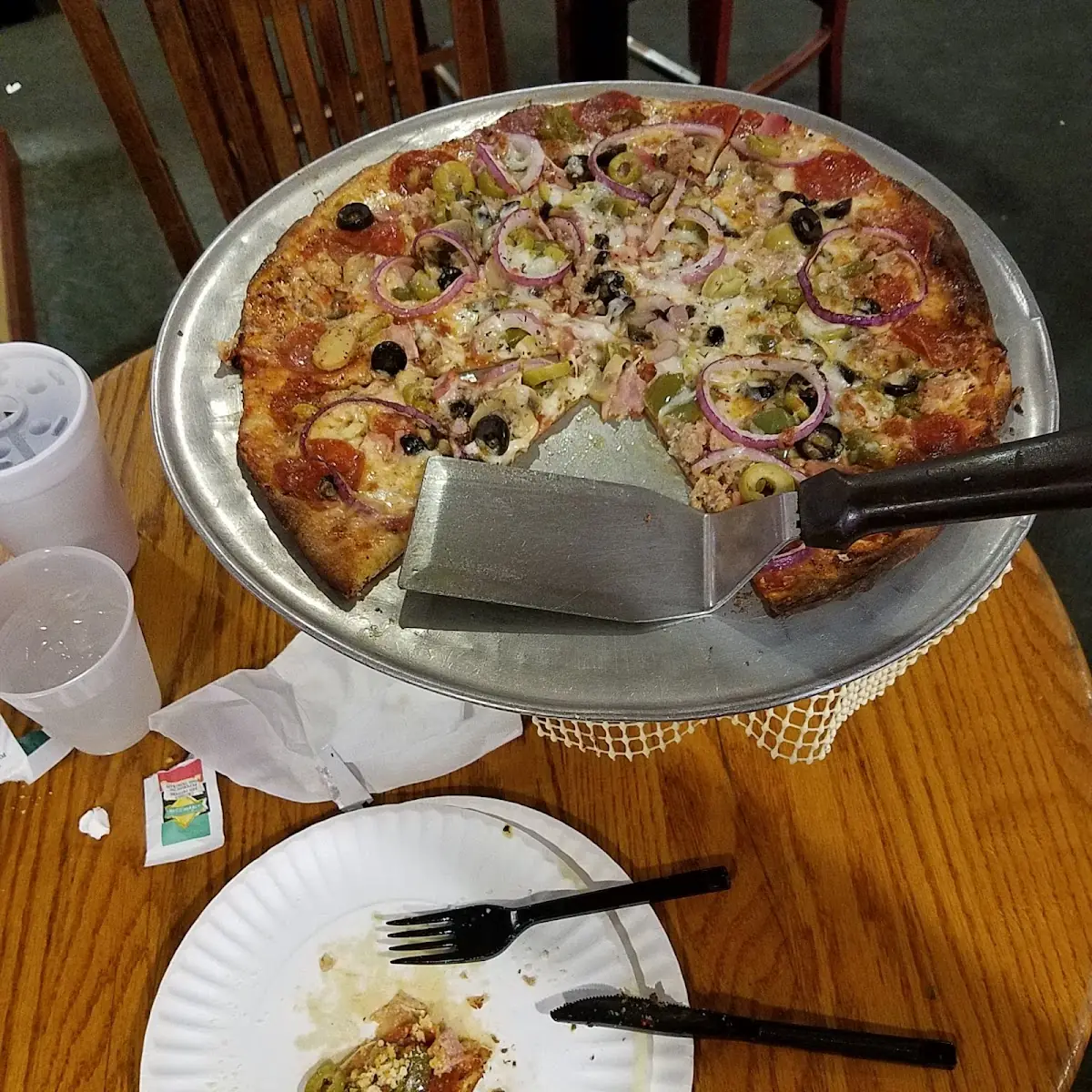 Loaded Cannon Pizza