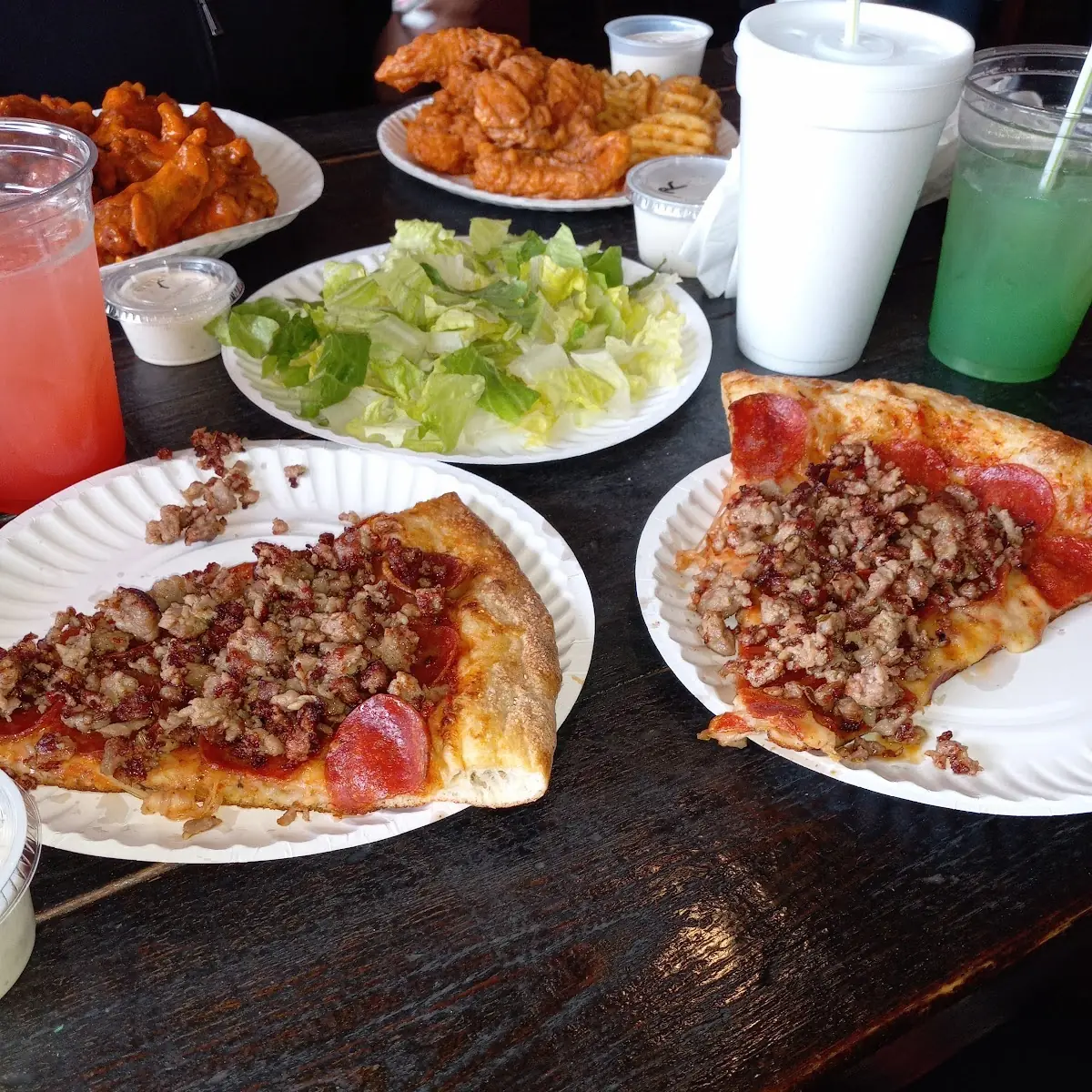 Pepperoni & Sausage Pizza Slices