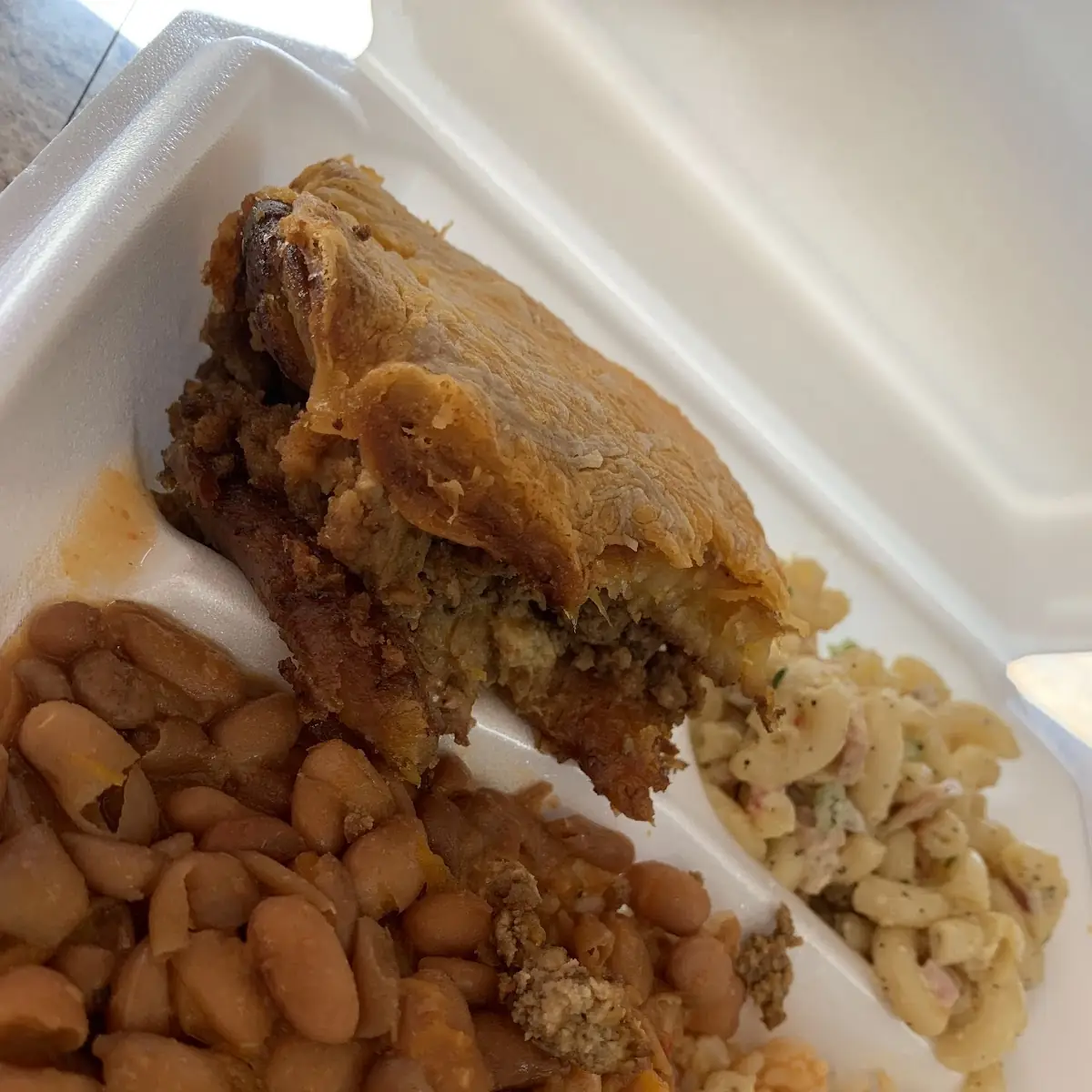 White Rice Beans w Pastelillos