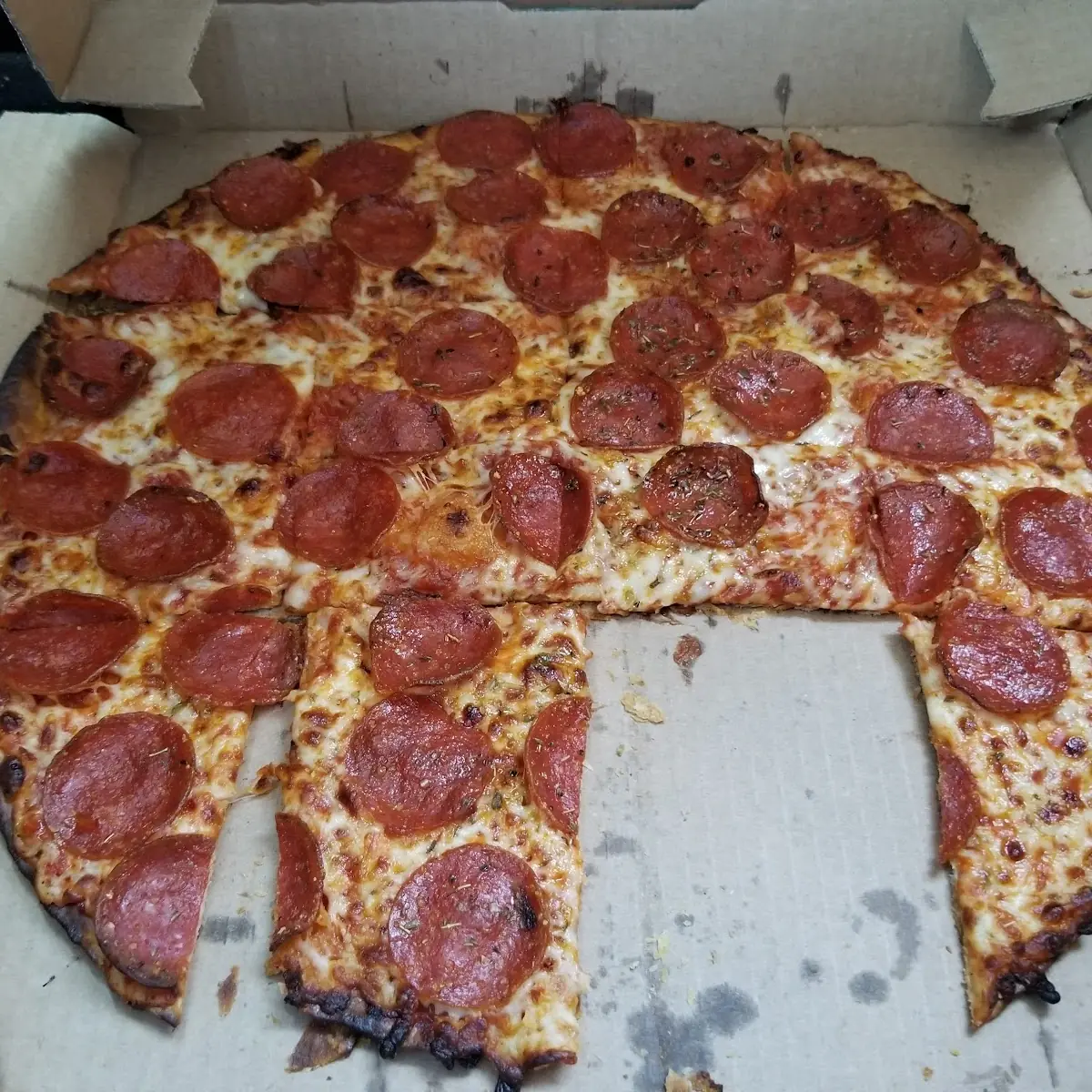 Pepperoni Thin Crust Pizza