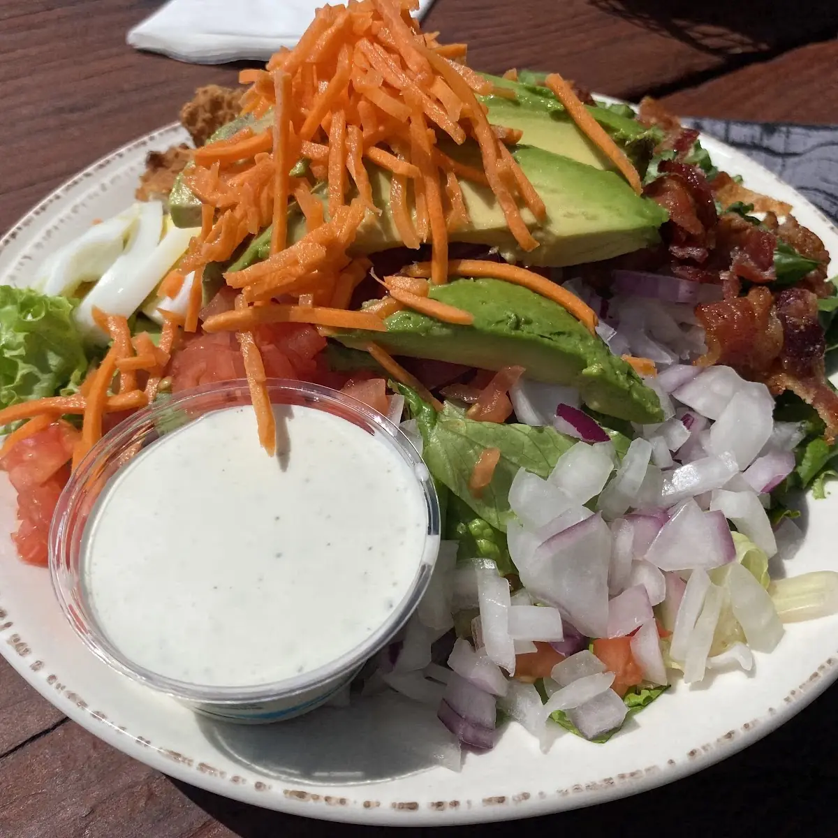 Cobb Salad Minus Blue Cheese Dressing