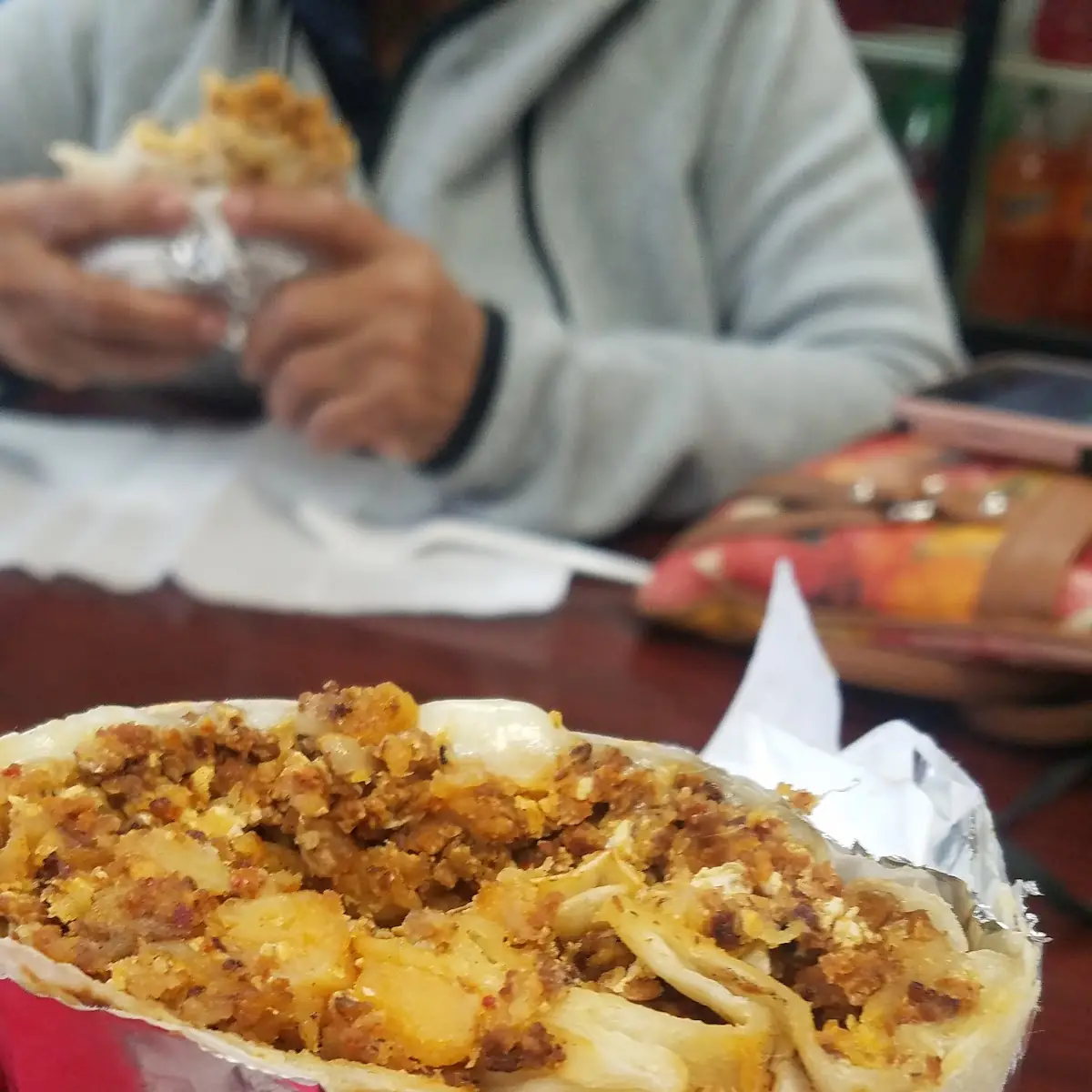 Chorizo Breakfast Burrito