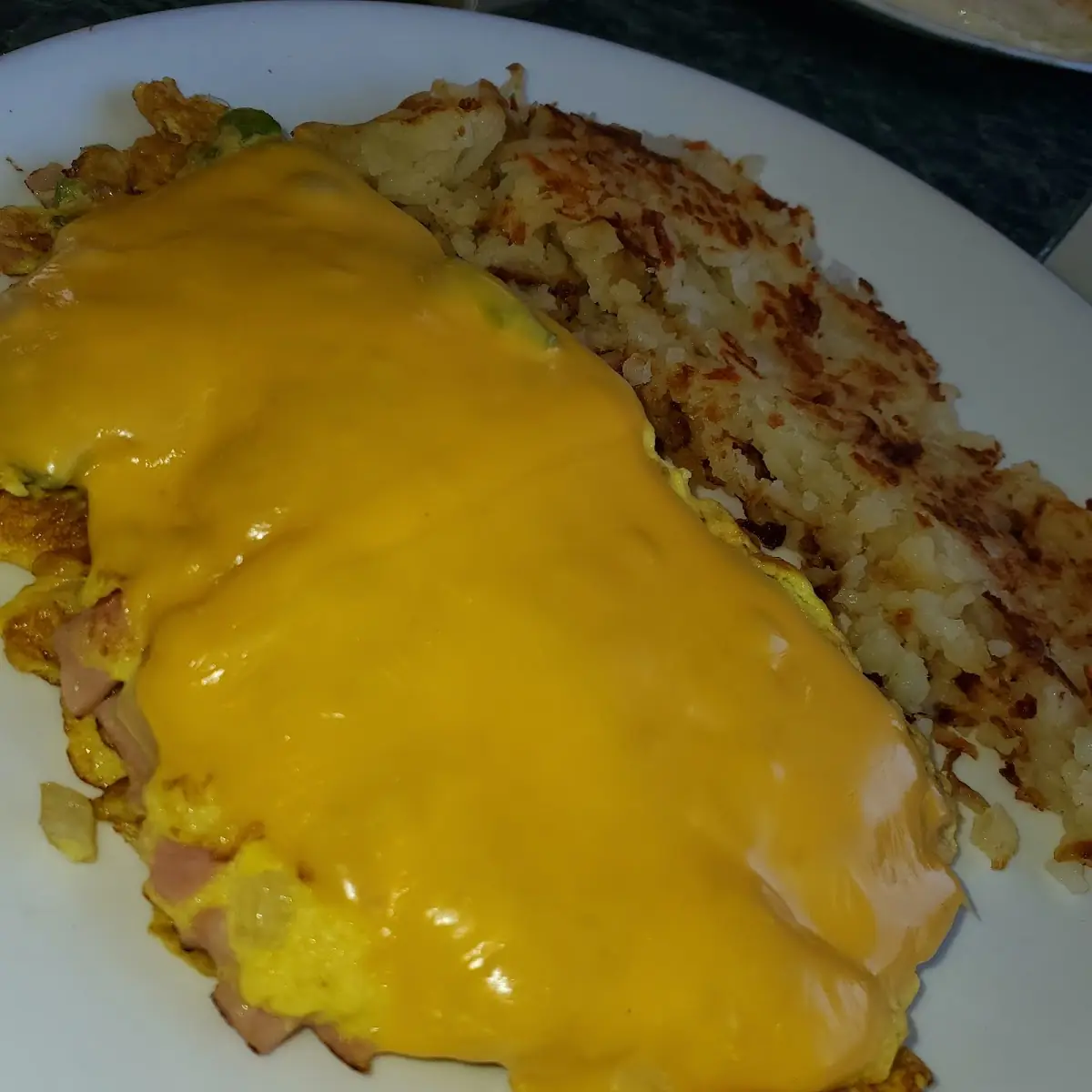 Denver Omlette with American Cheese