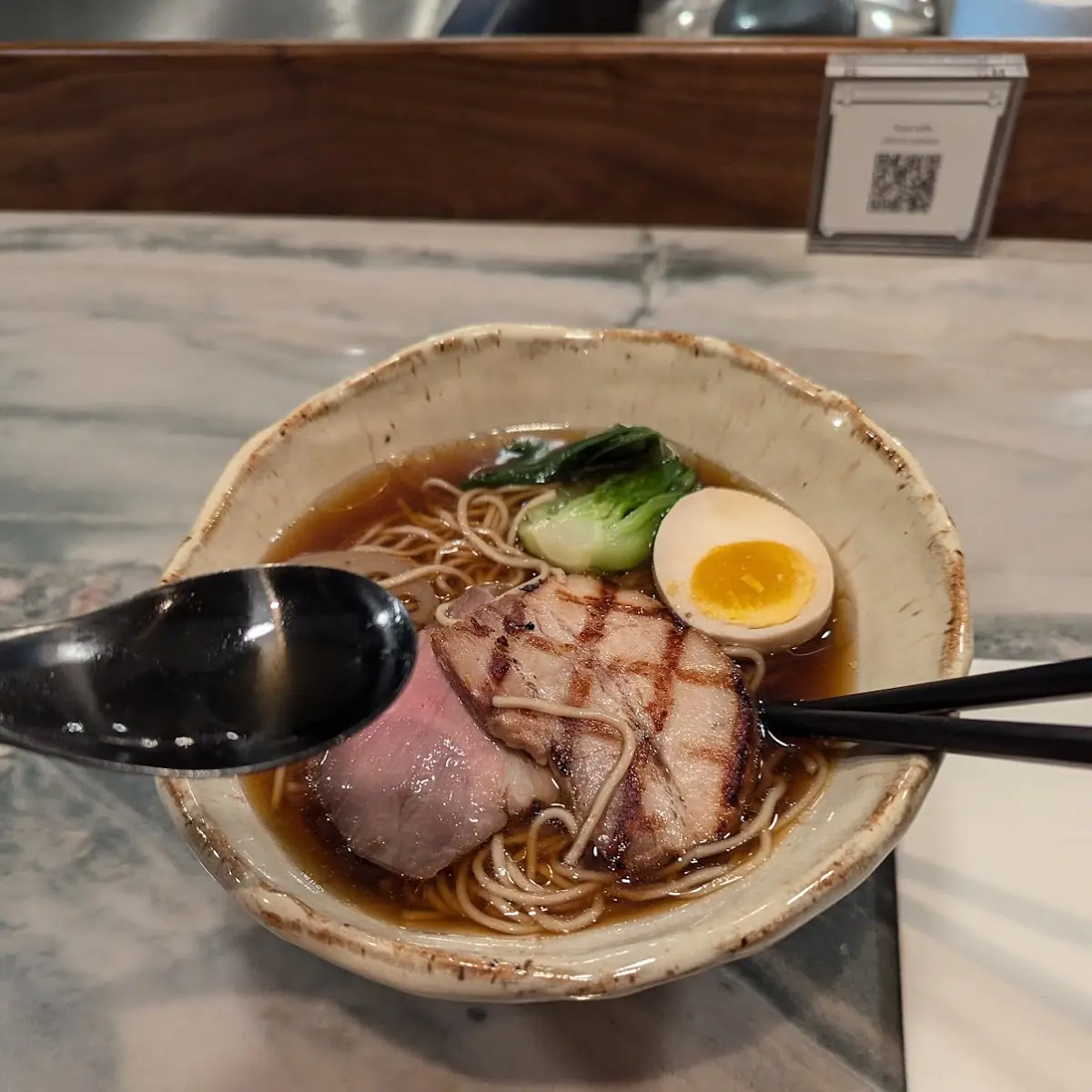Sliced Beef Shoyu Ramen Bowl