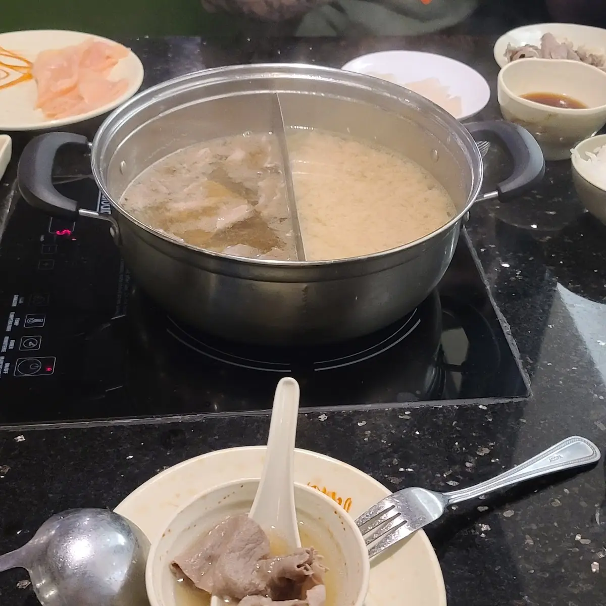 Hot Pot with Seafood Supreme Plate