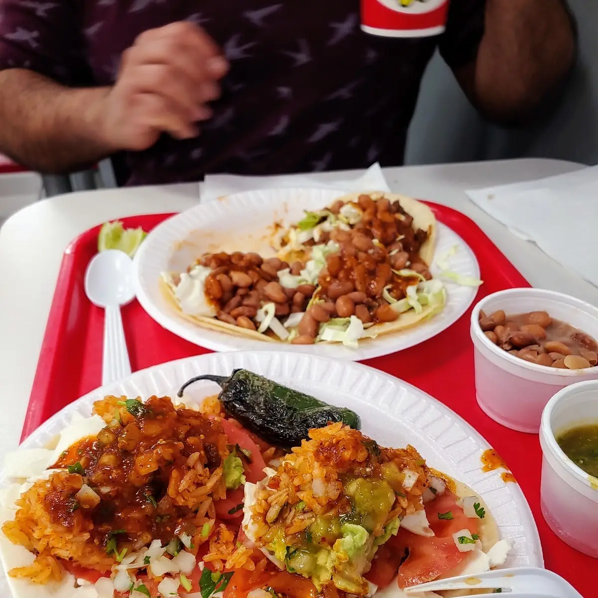 Tacos Con Queso Blanco