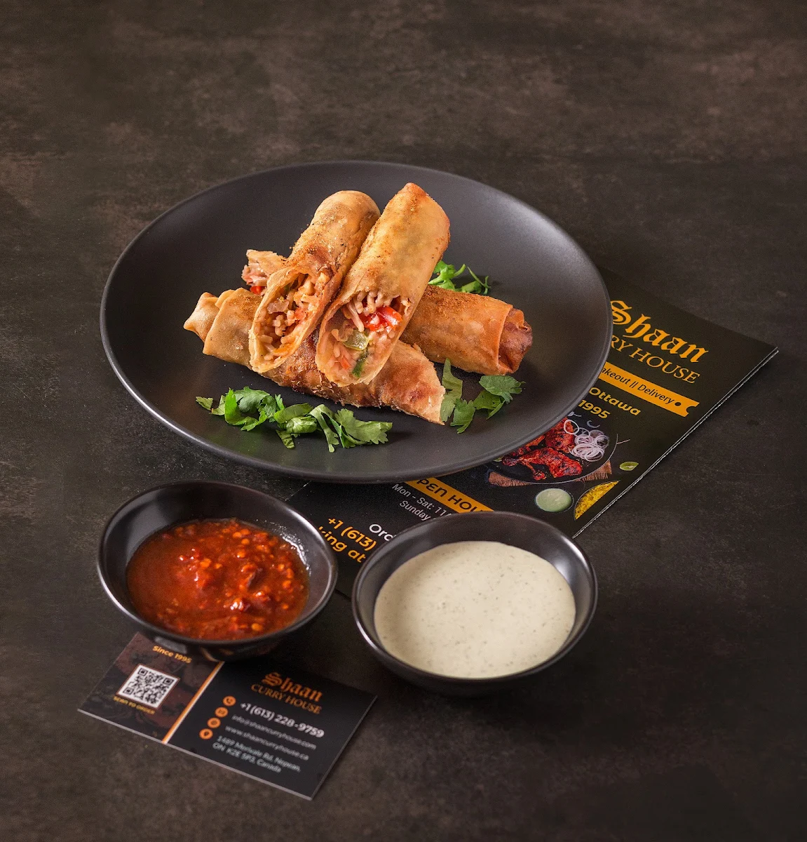 Butter Chicken Spring Roll