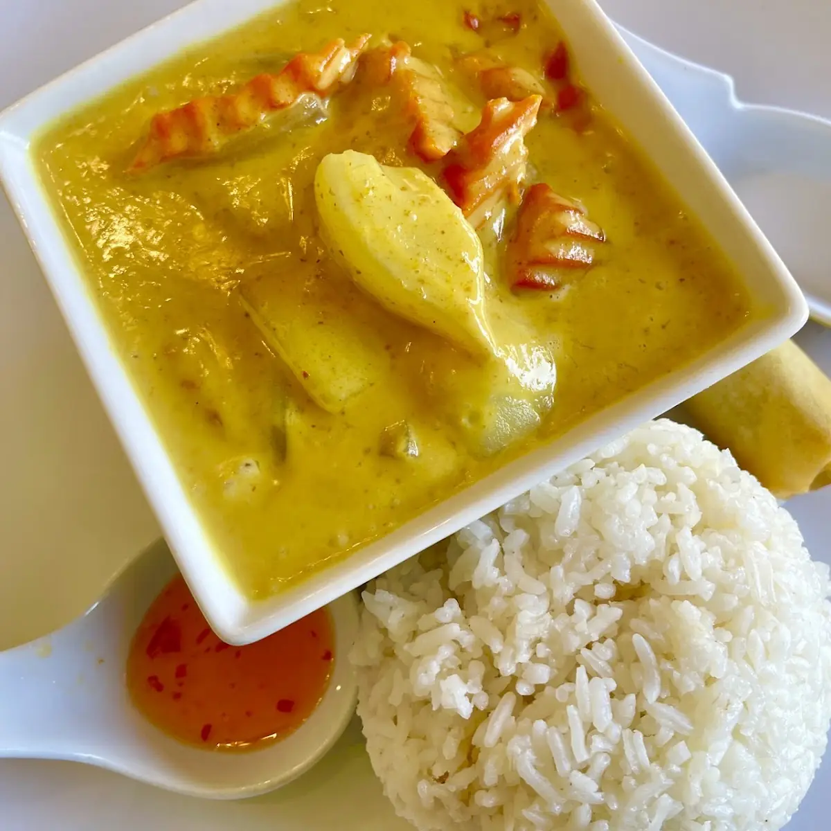 Chicken Curry with White Rice