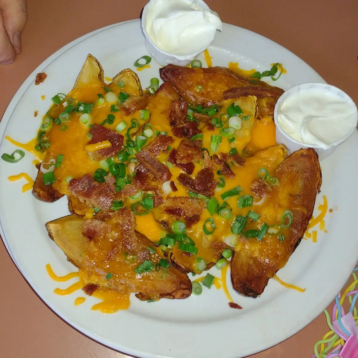 Potato Skins and Bacon