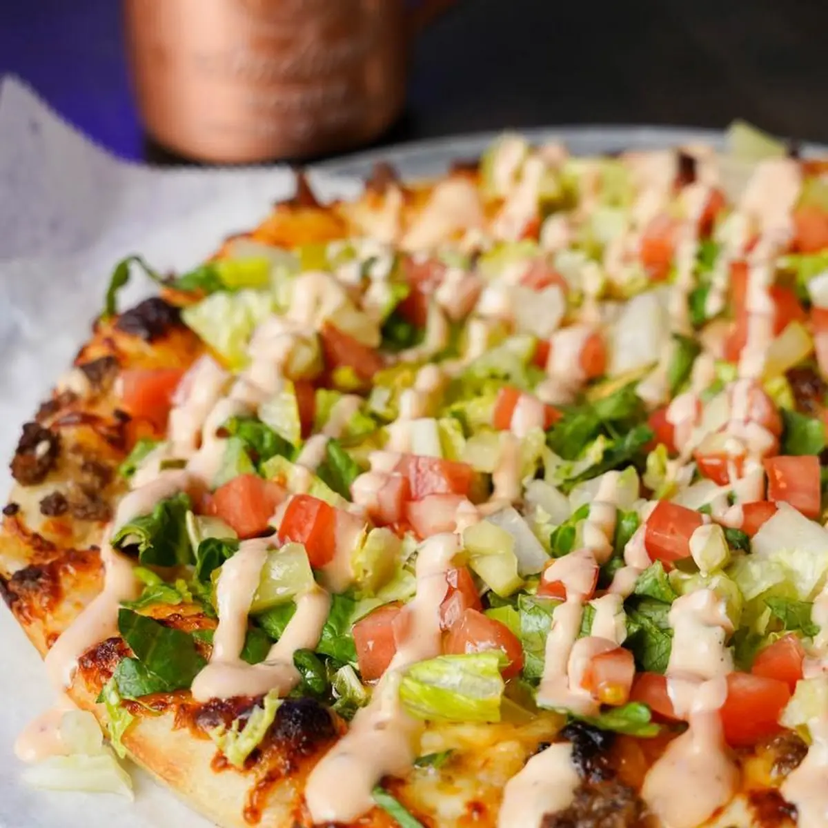 Chicken Bacon Ranch Pizza