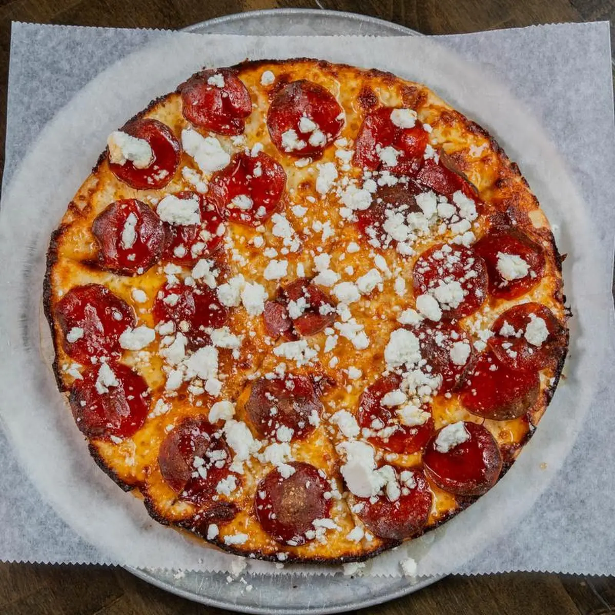 Honey Hot Pepperoni Pizza