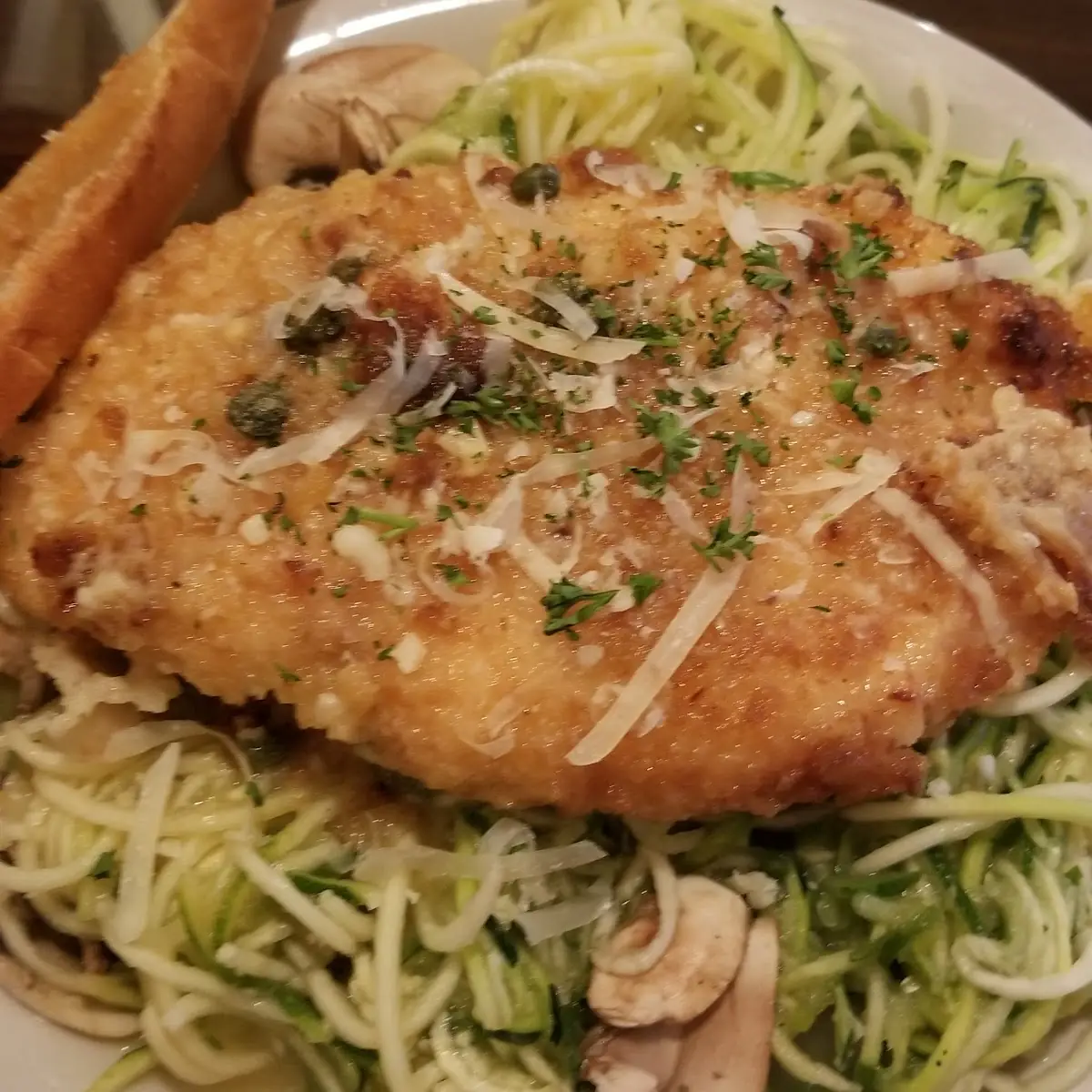 Chicken Piccata with Zoodles
