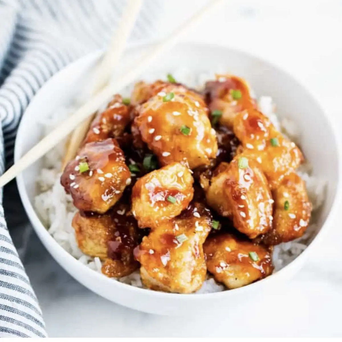 Sesame Chicken Fried Rice