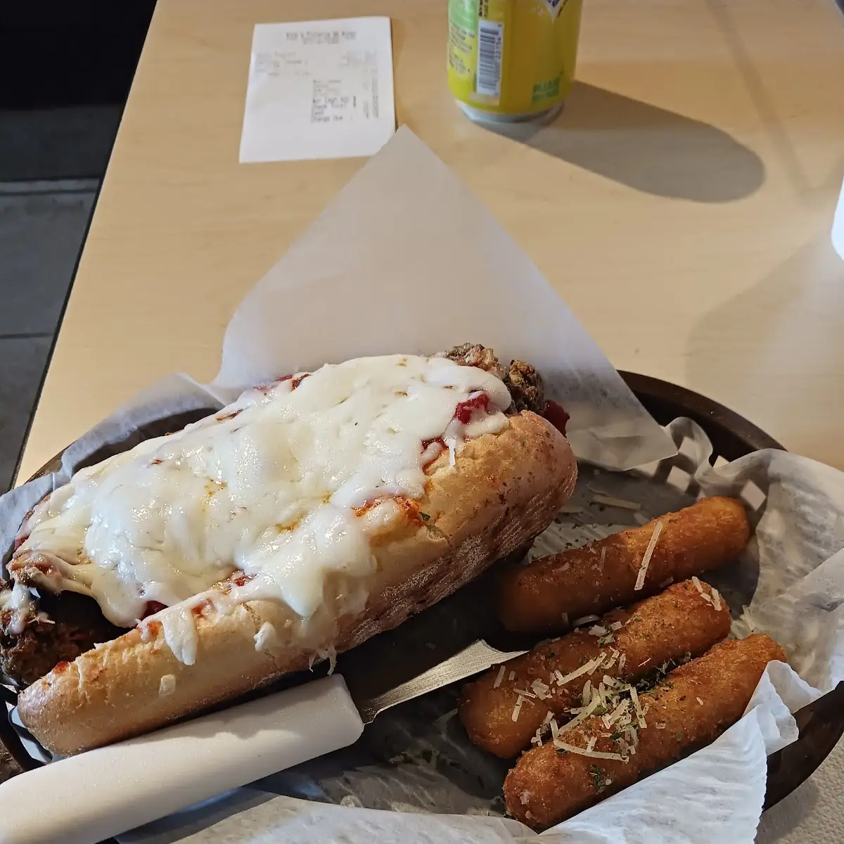 Meatball Sub with Mozzarella Sticks