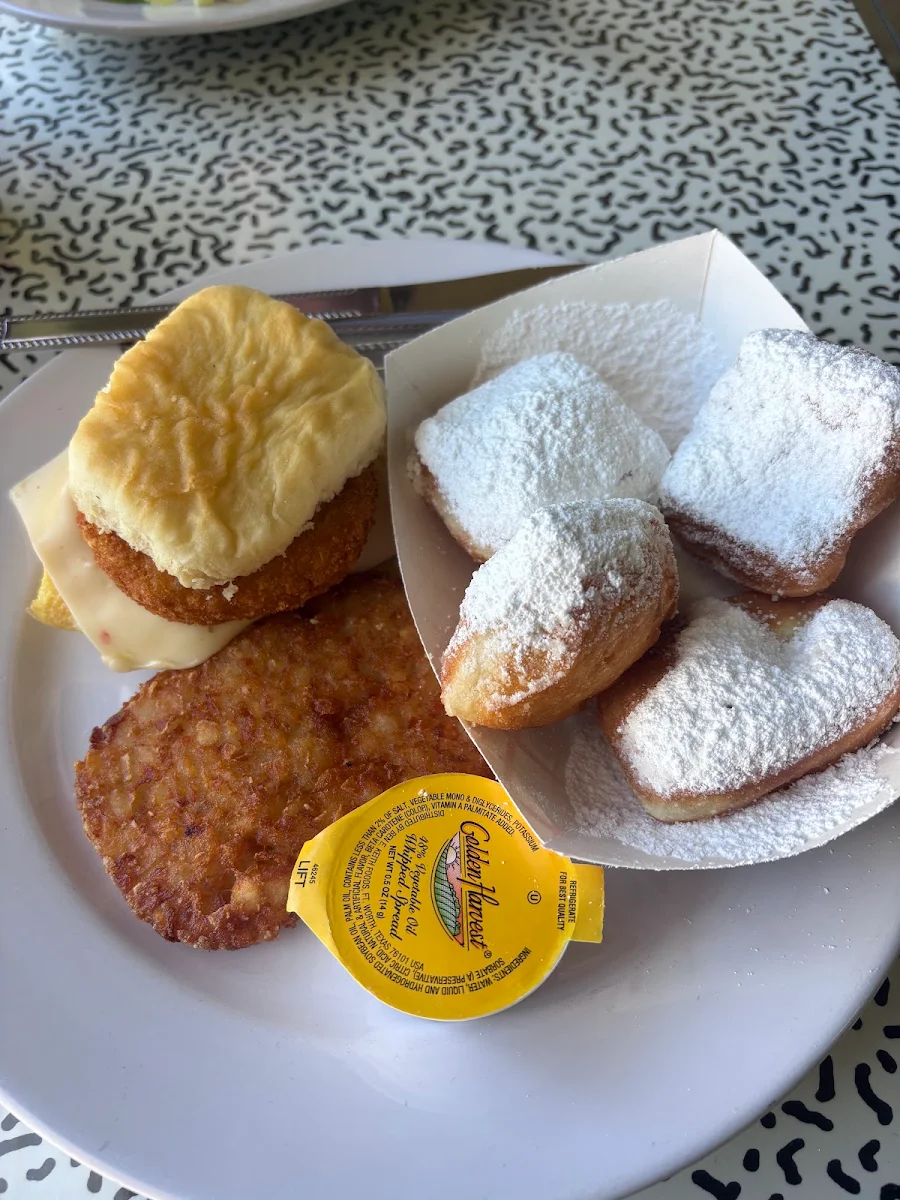 Chicken Egg Cheese Biscuit Sandwich