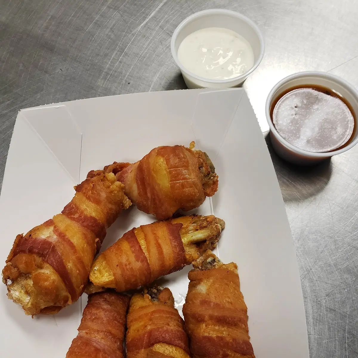 Bacon Wrapped Chicken Wings