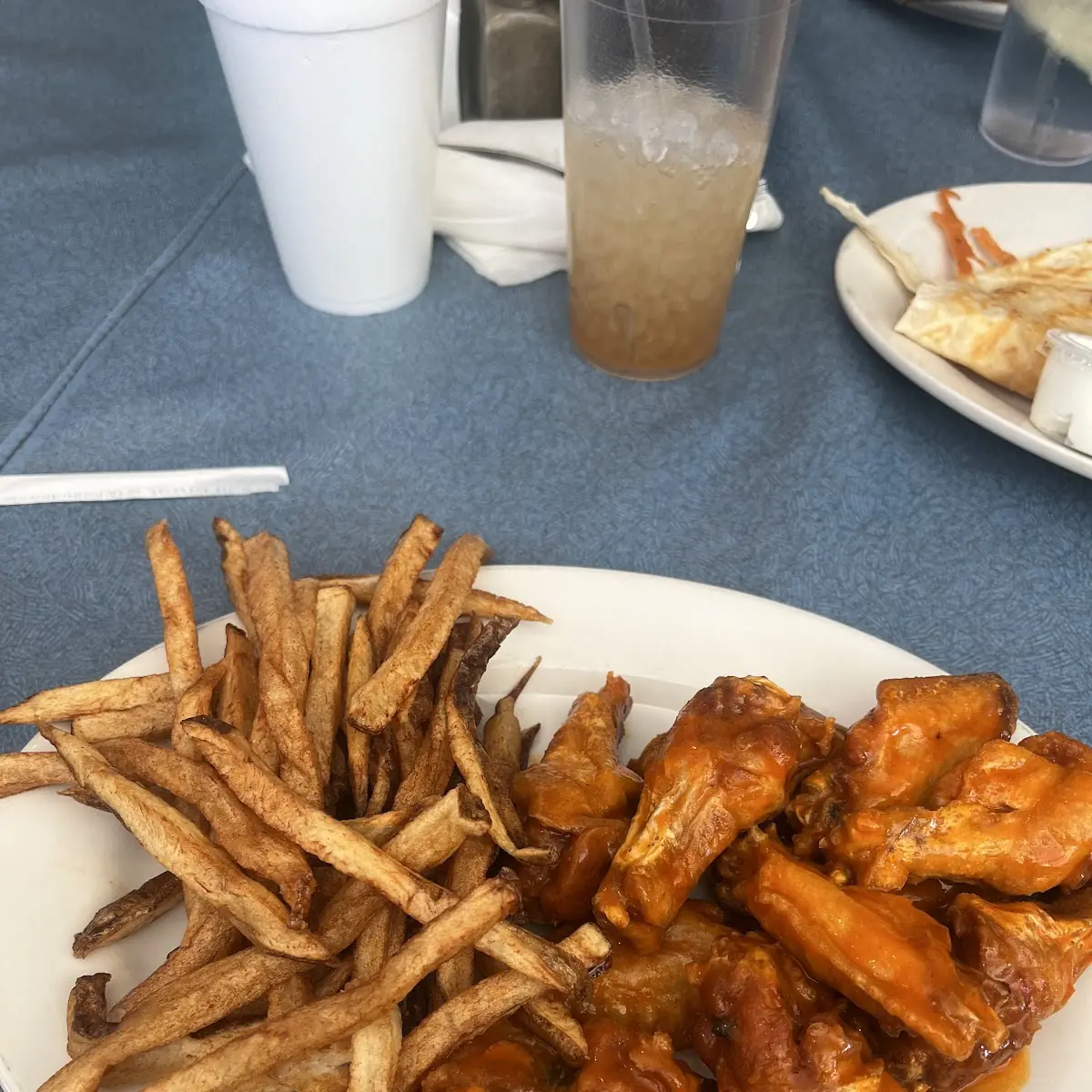 Mild Wings and Fries