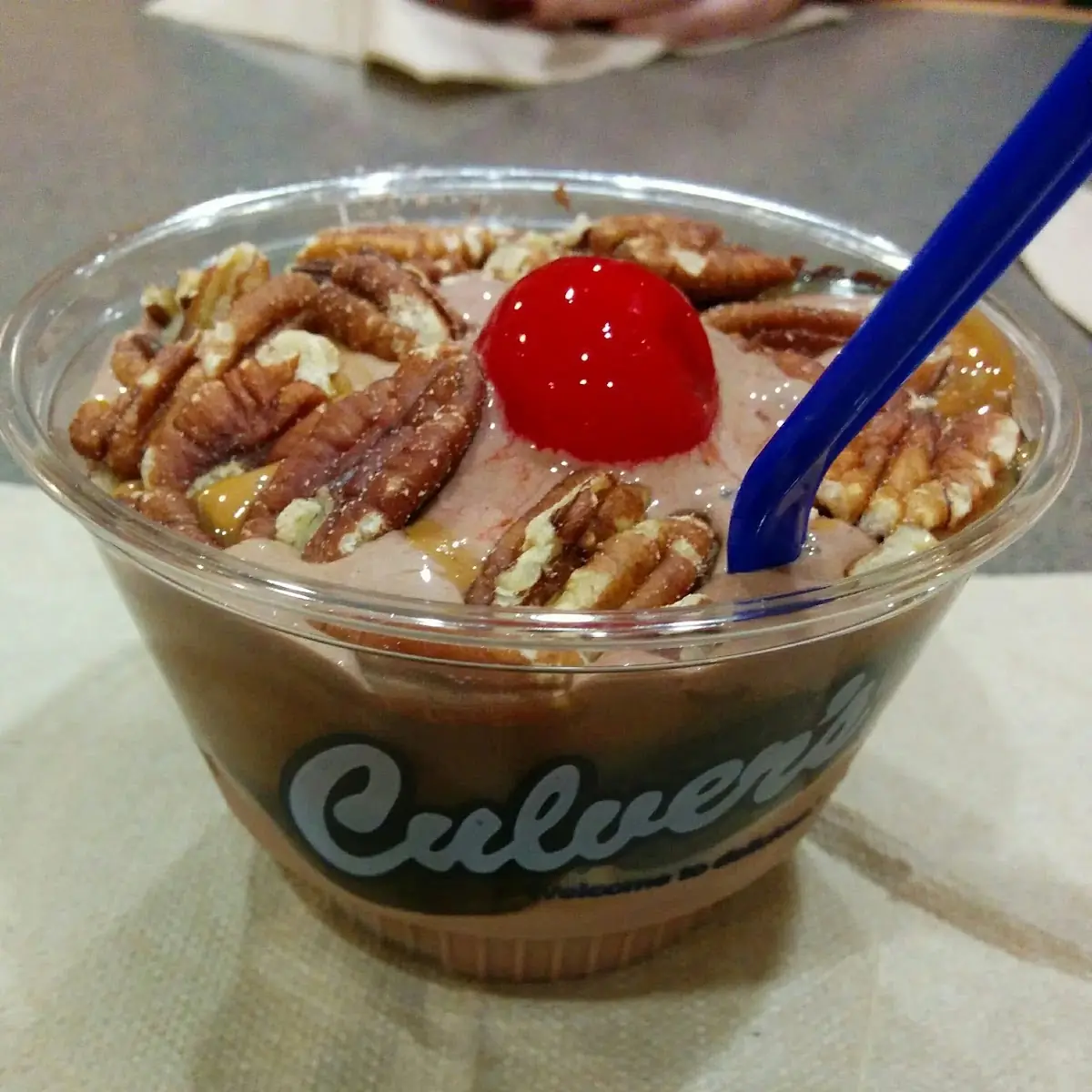 Turtle Sundae with Chocolate Custard