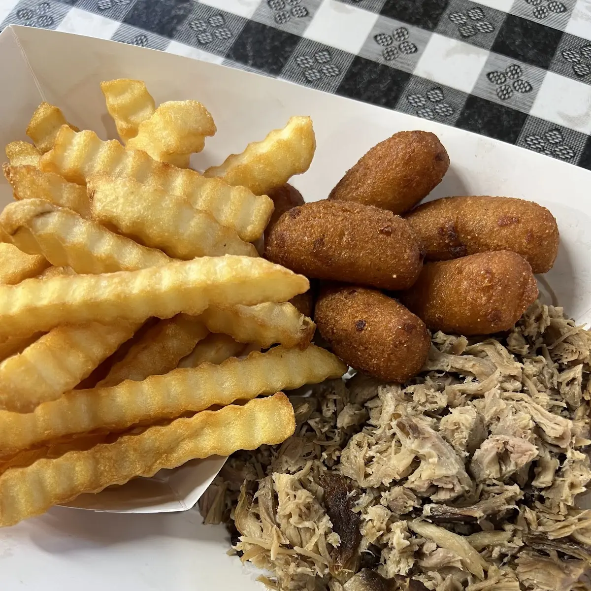 Chopped BBQ Tray