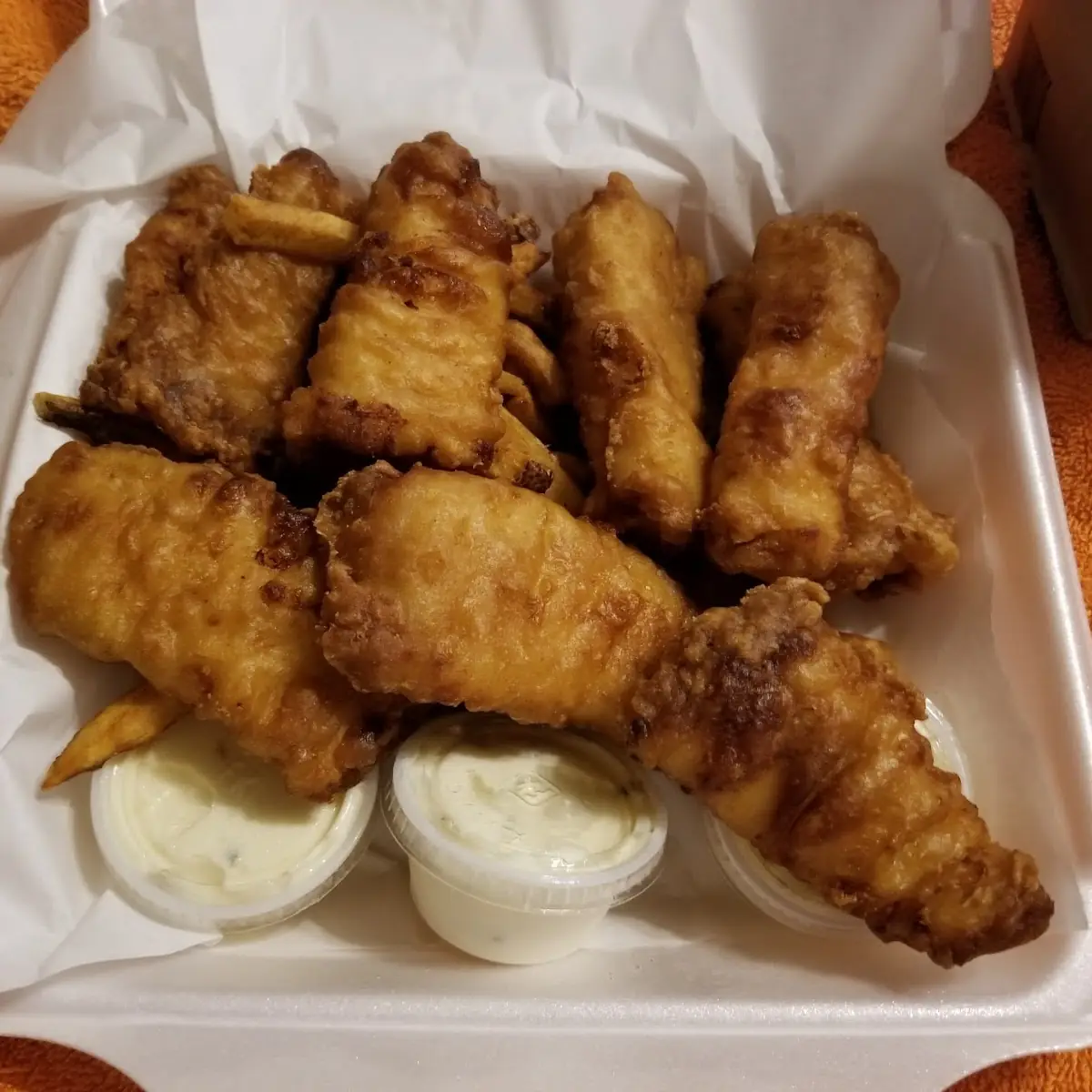 Double Fish and Chips