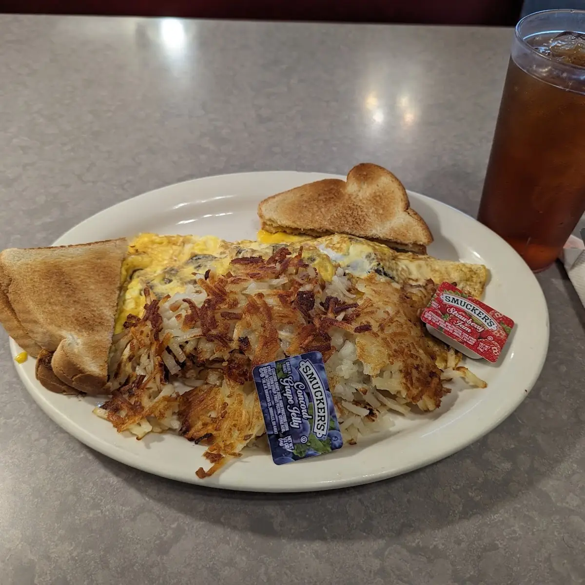 1 Egg with Hash Browns