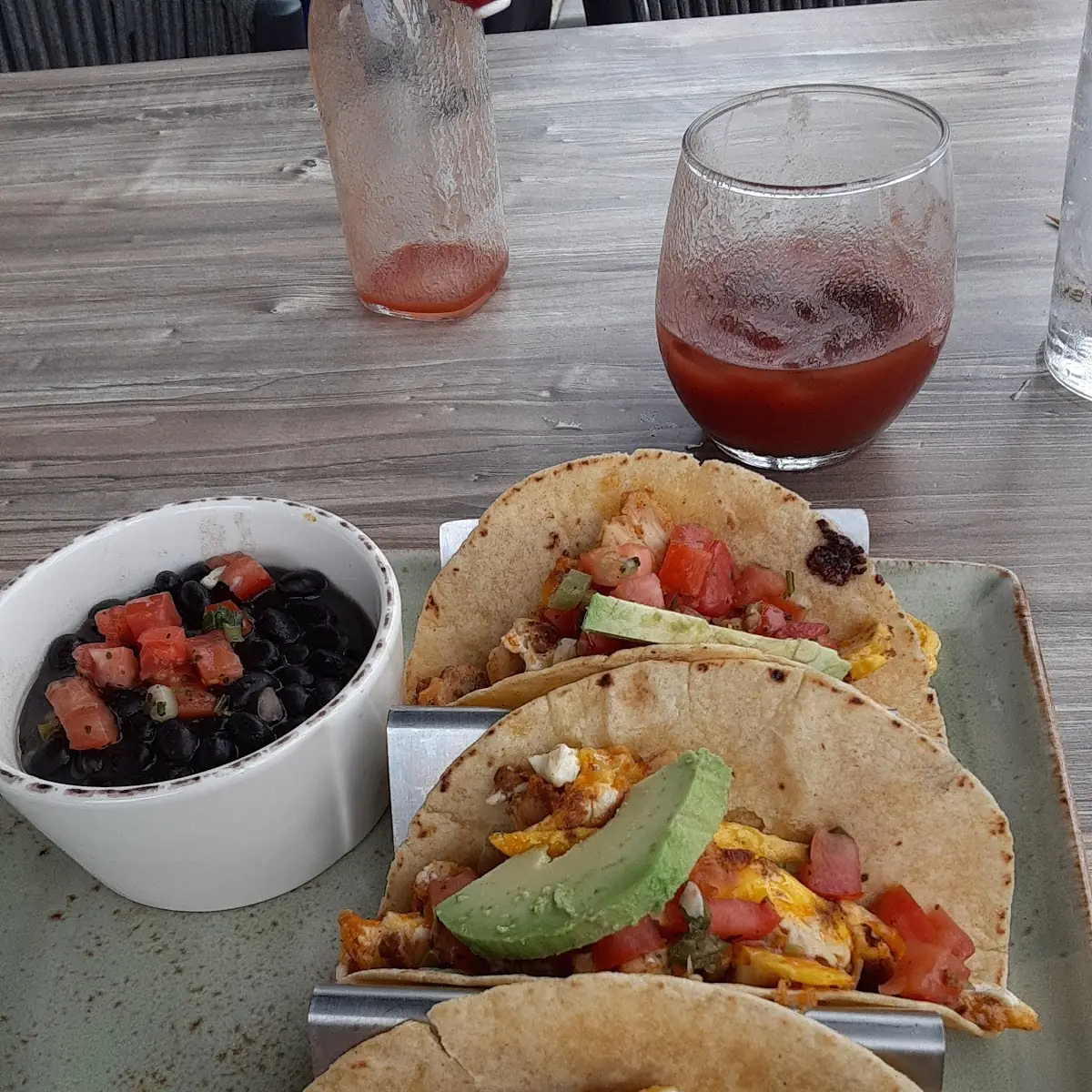 Fish Tacos & Black Bean Salad