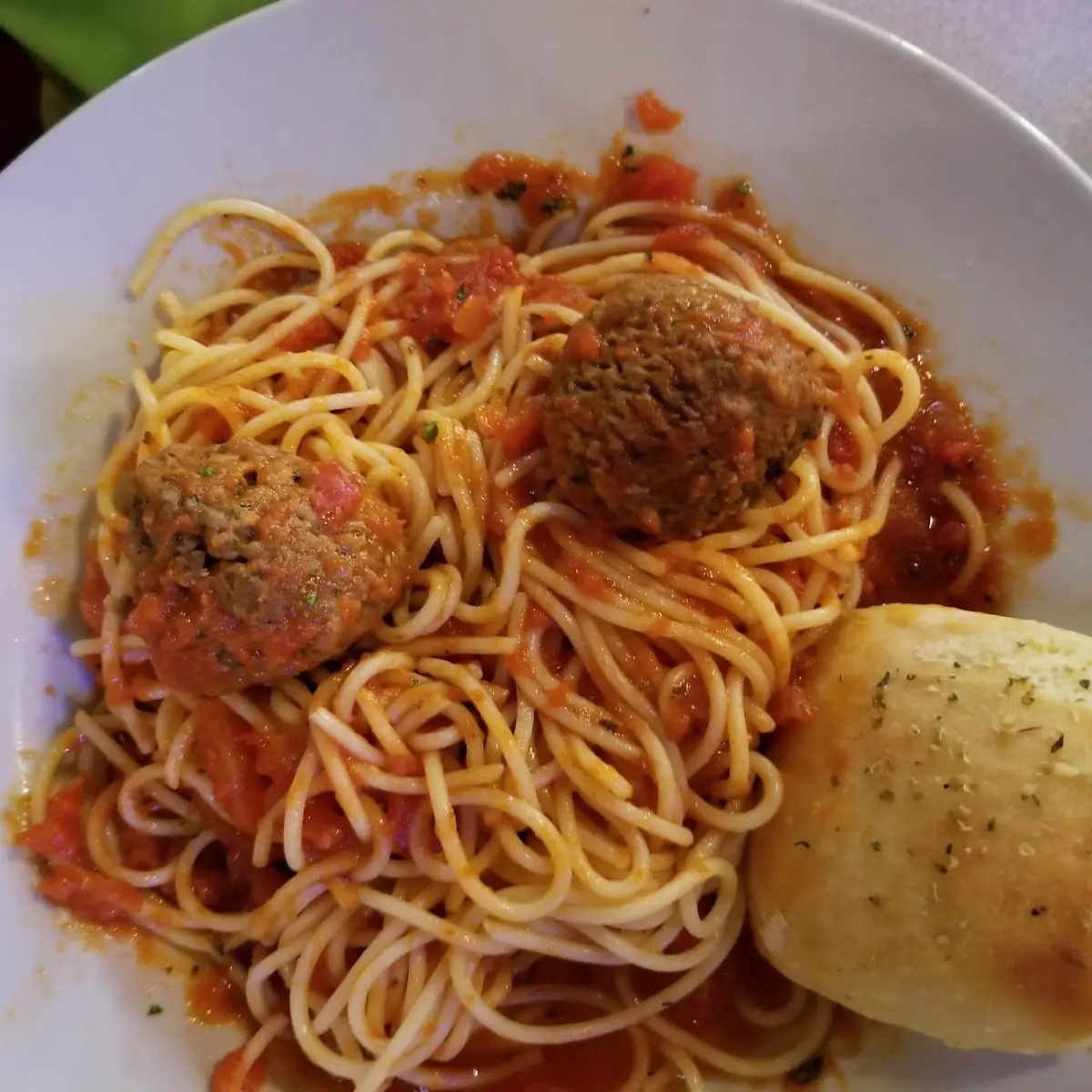 Lunch Spaghetti & Meatball