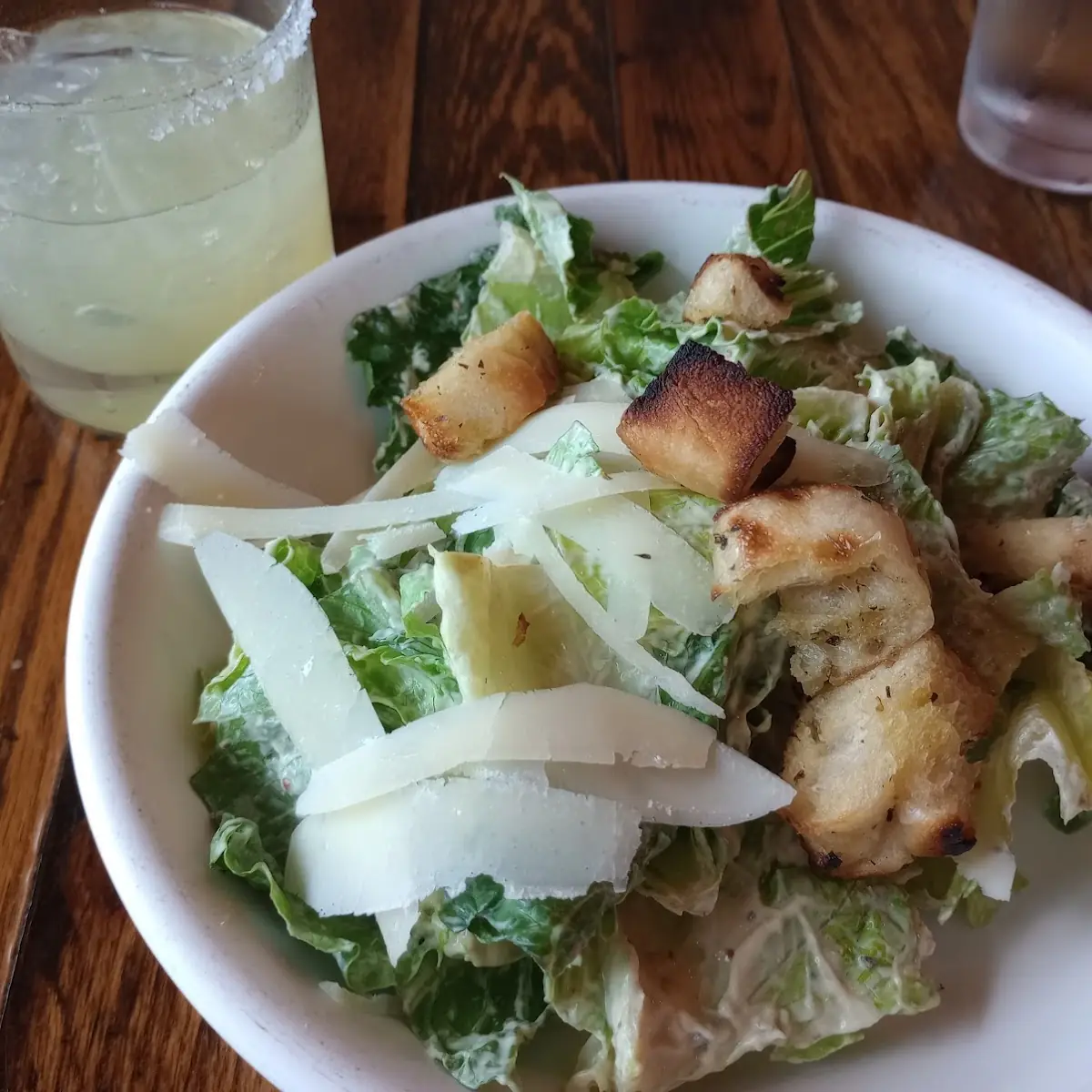 Caesar Salad Warm Focaccia Croutons