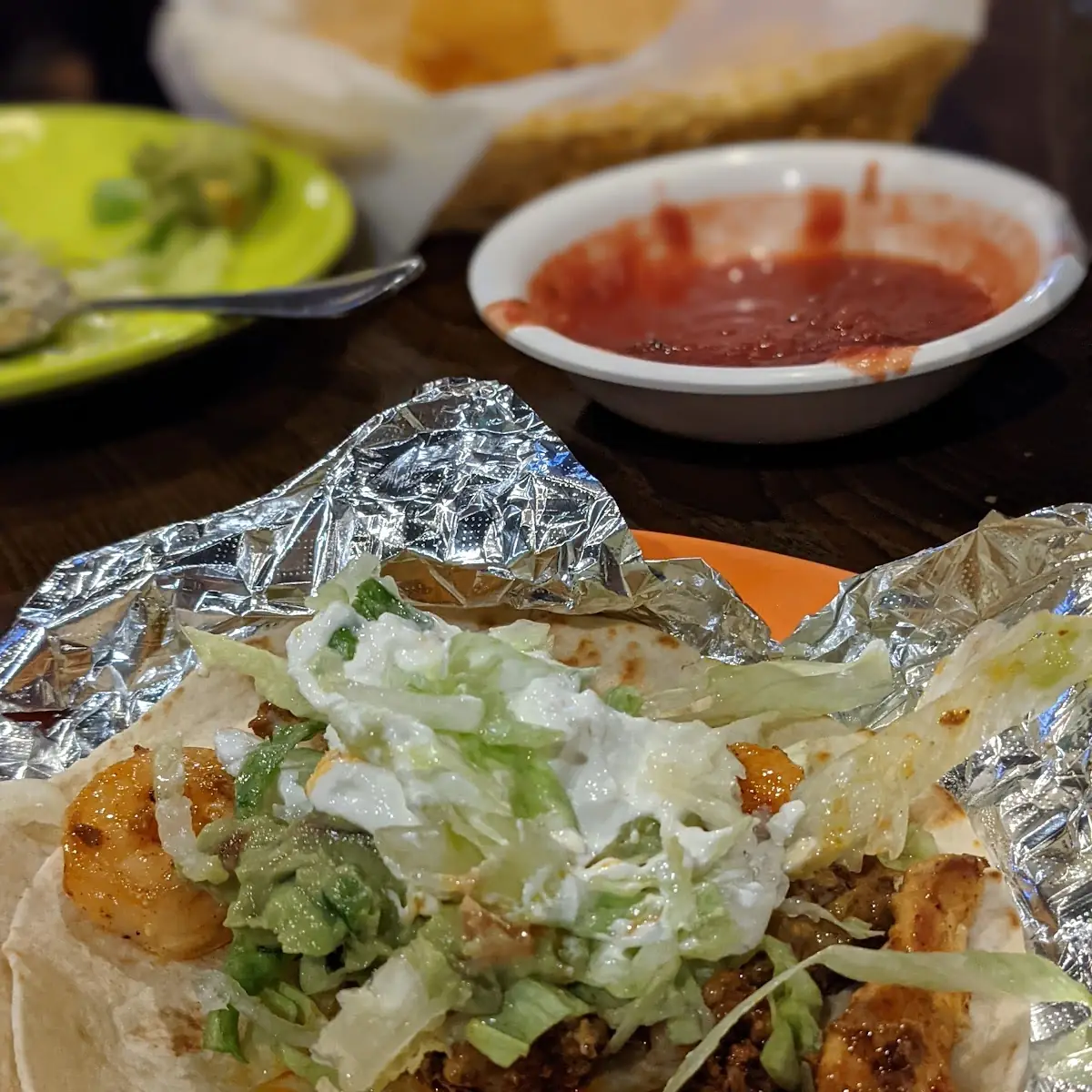 Shrimp Soft Taco.